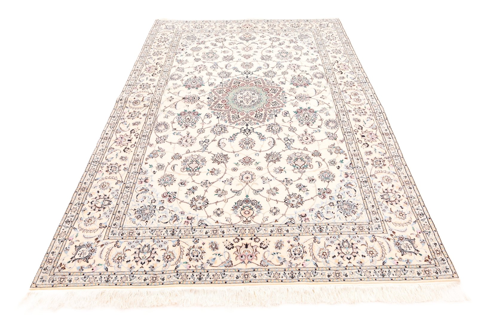 perserteppich-247-x-168-cm-wolle-und-seide-handgewebt-7 Handgewebter Nain Perserteppich 247 × 168 cm