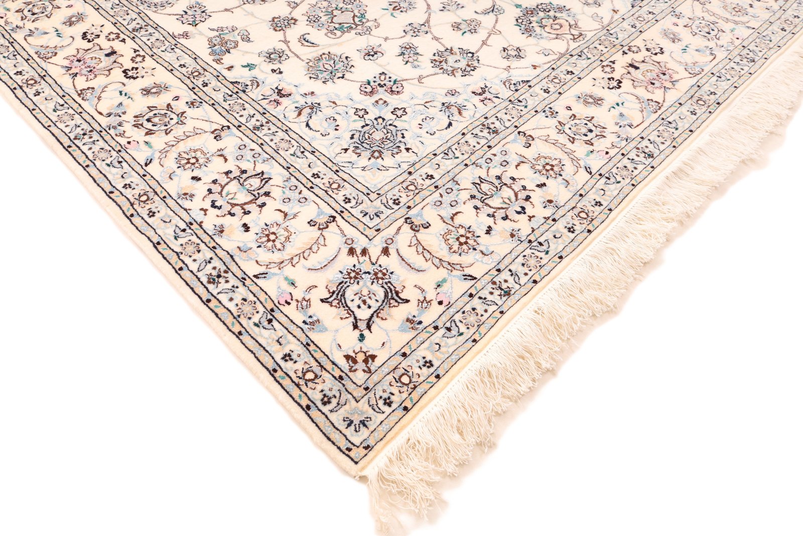 perserteppich-247-x-168-cm-wolle-und-seide-handgewebt-8 Handgewebter Nain Perserteppich 247 × 168 cm