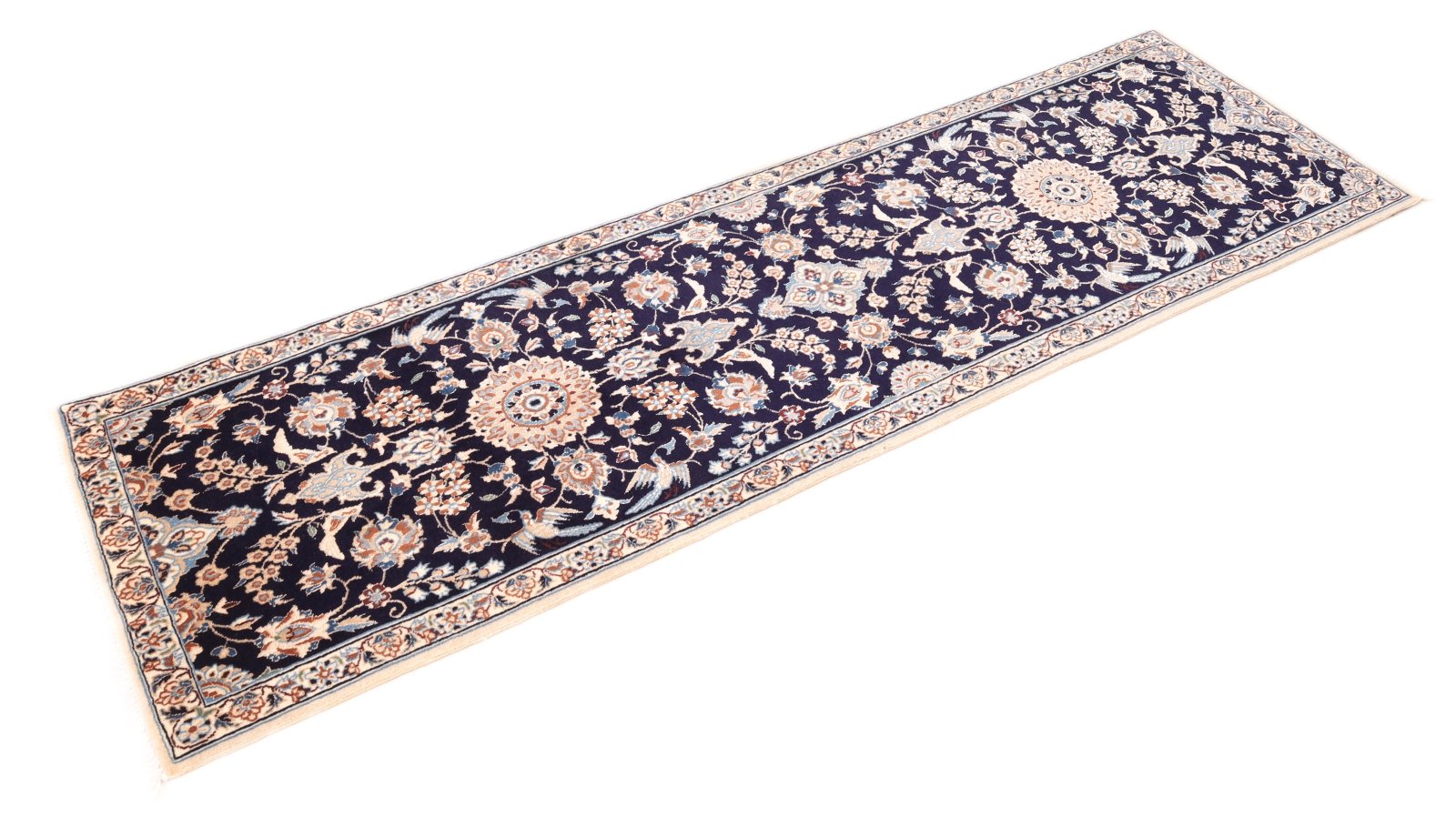 Nain Perserteppich aus Iran, 195 × 58 cm