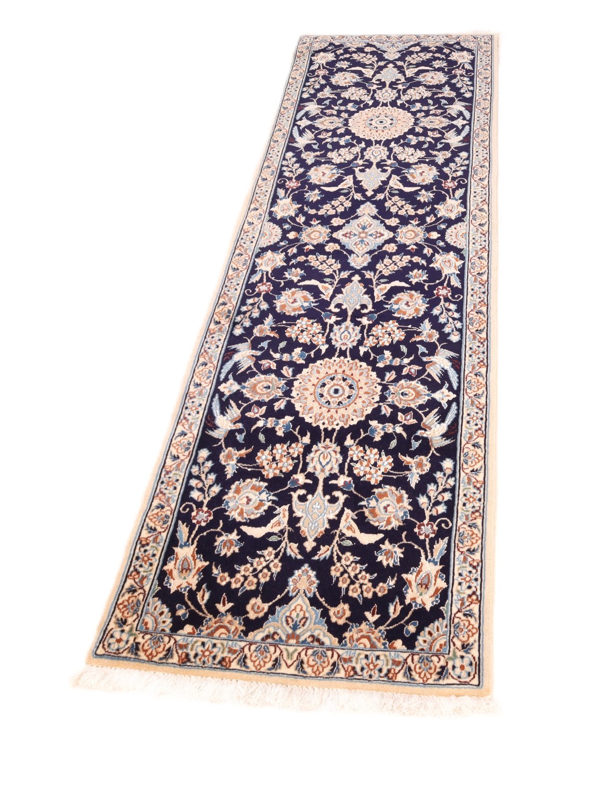 Nain Perserteppich aus Iran, 195 × 58 cm