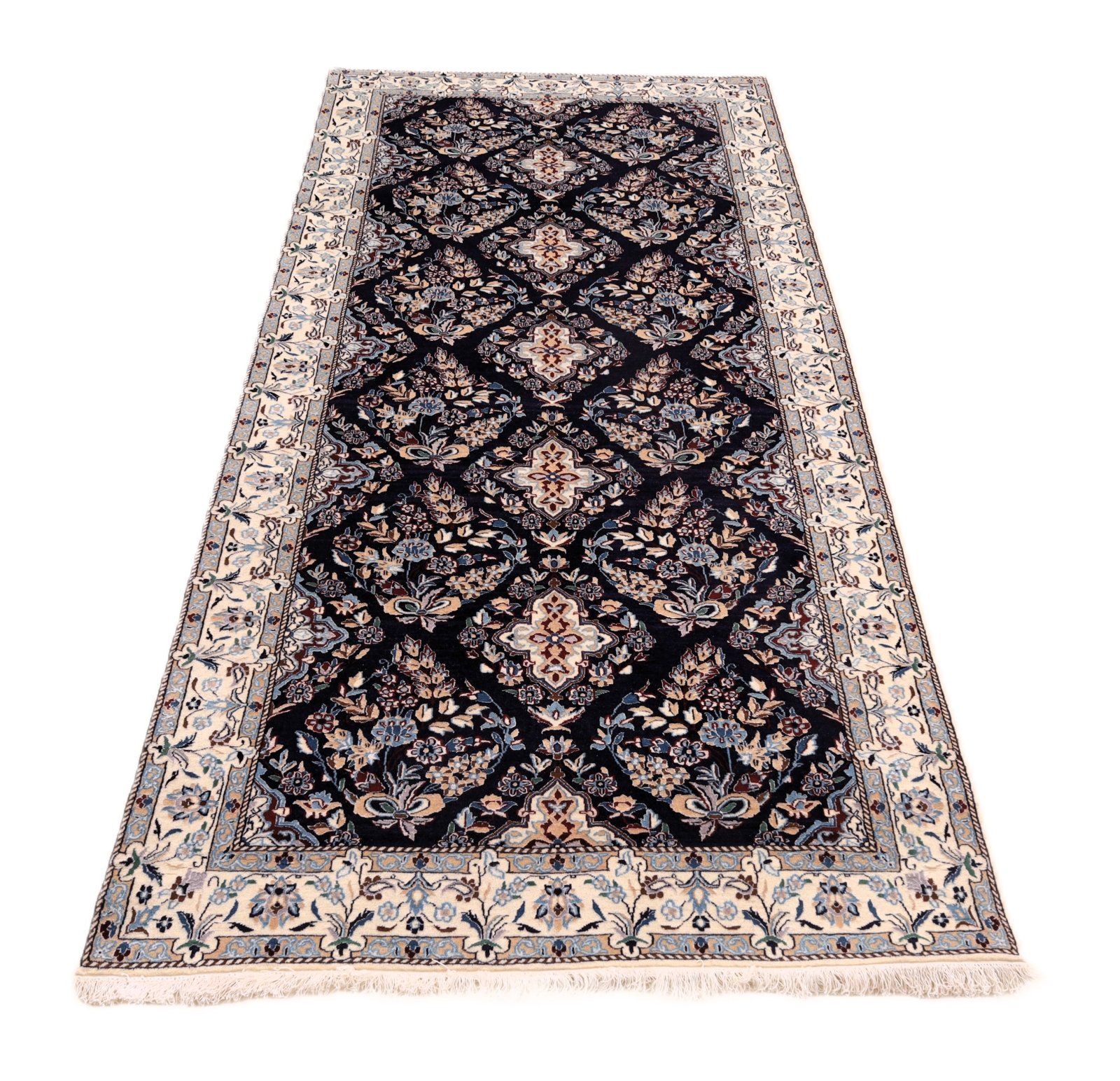Handgewebter Nain Perserteppich 225 × 99 cm