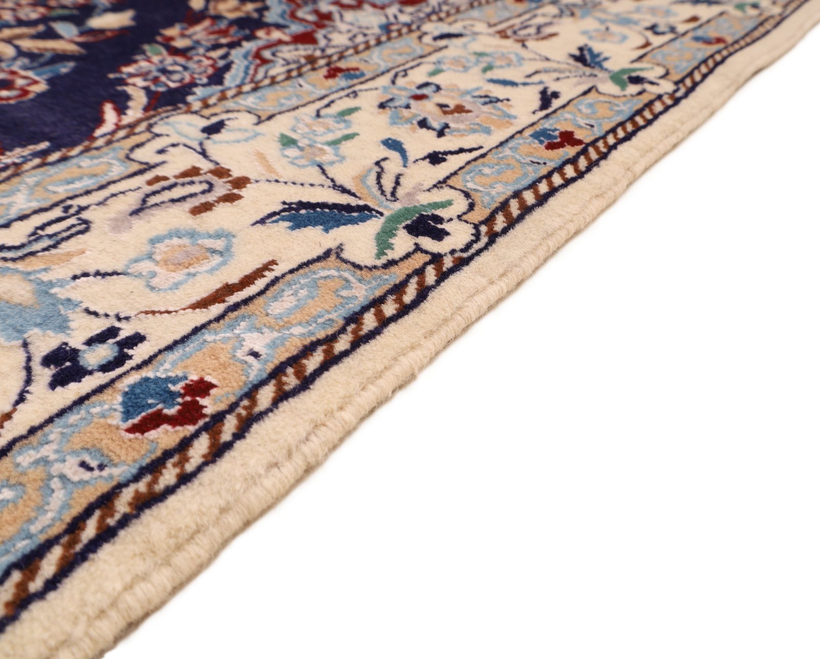 Handgewebter Nain Perserteppich 225 × 99 cm