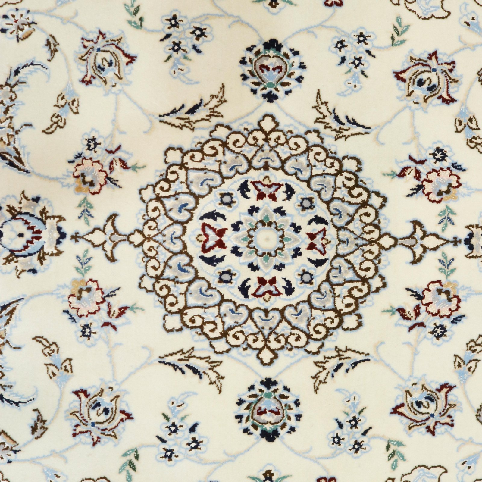 Nain Perserteppich 137 × 82 cm aus Wolle & Seide, handgeknüpft