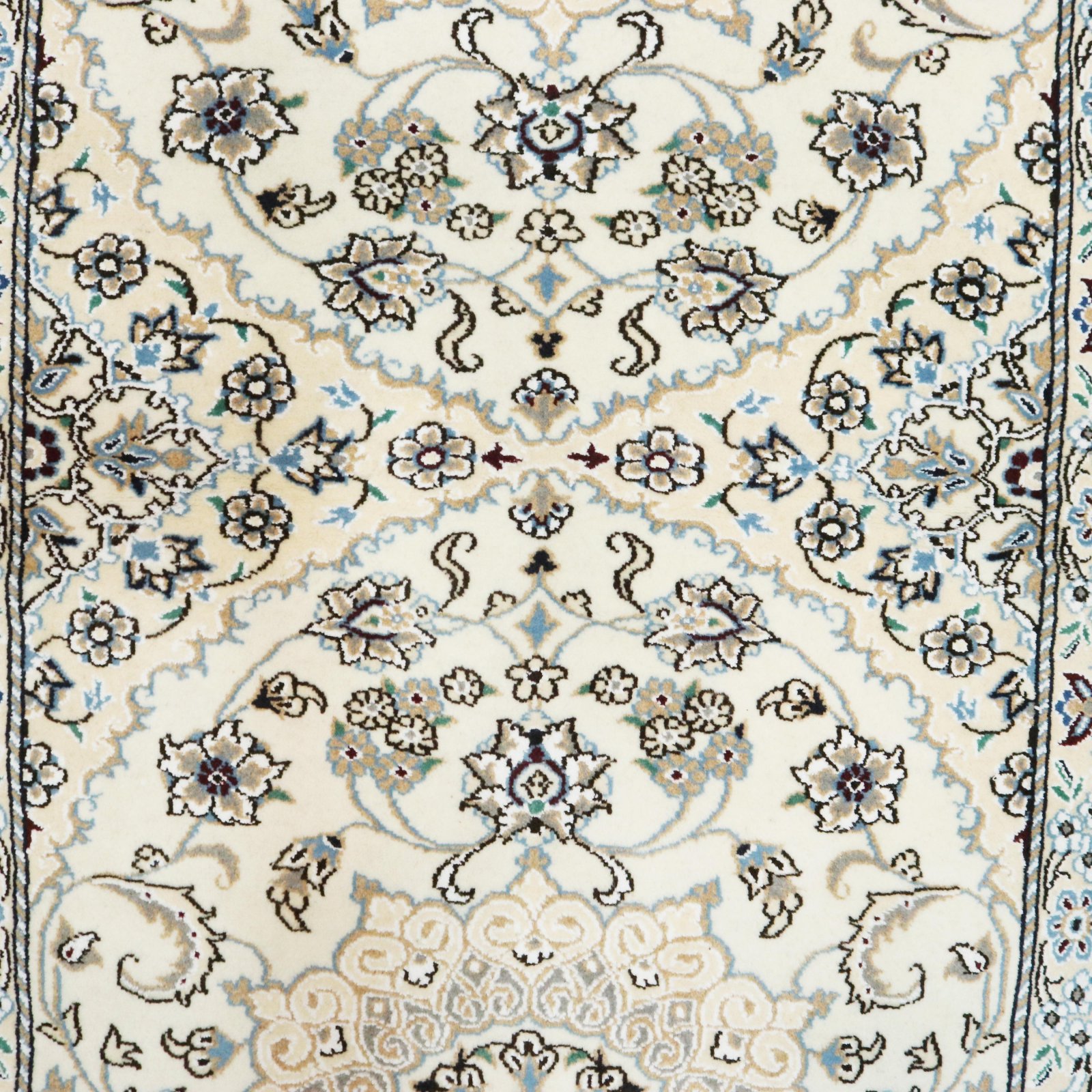 Handgeknüpfter Nain Perserteppich 207 × 83 cm