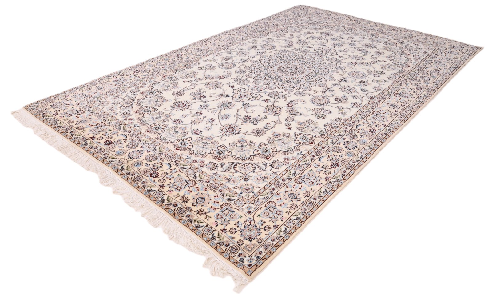 Antiker Nain Perserteppich, 326 × 210 cm, Wolle