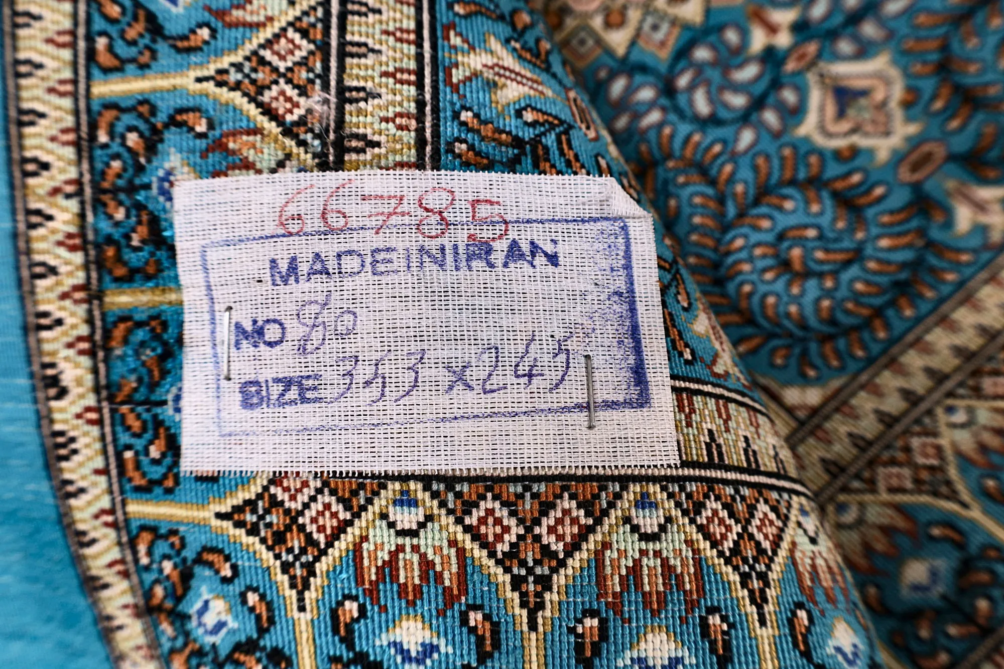 118132-02 Ghom Perserteppich aus Iran, 355 × 250 cm