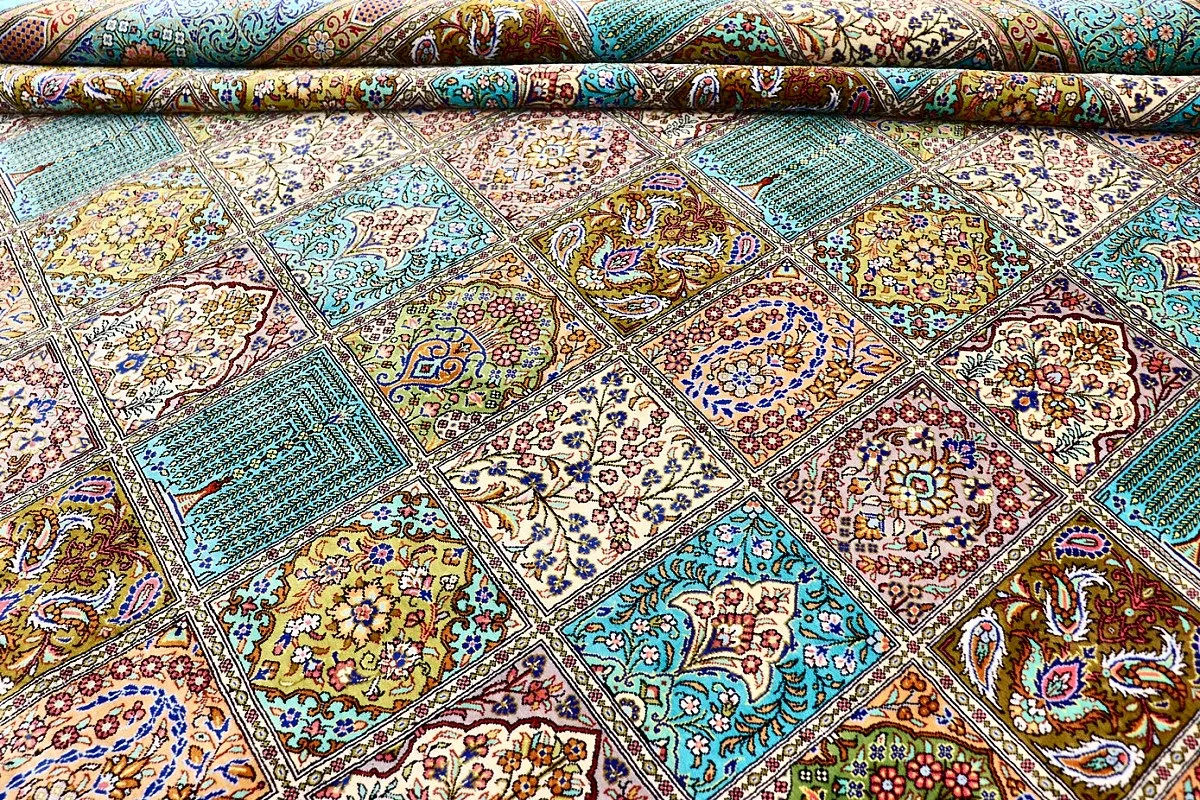 118132-09 Ghom Perserteppich aus Iran, 355 × 250 cm
