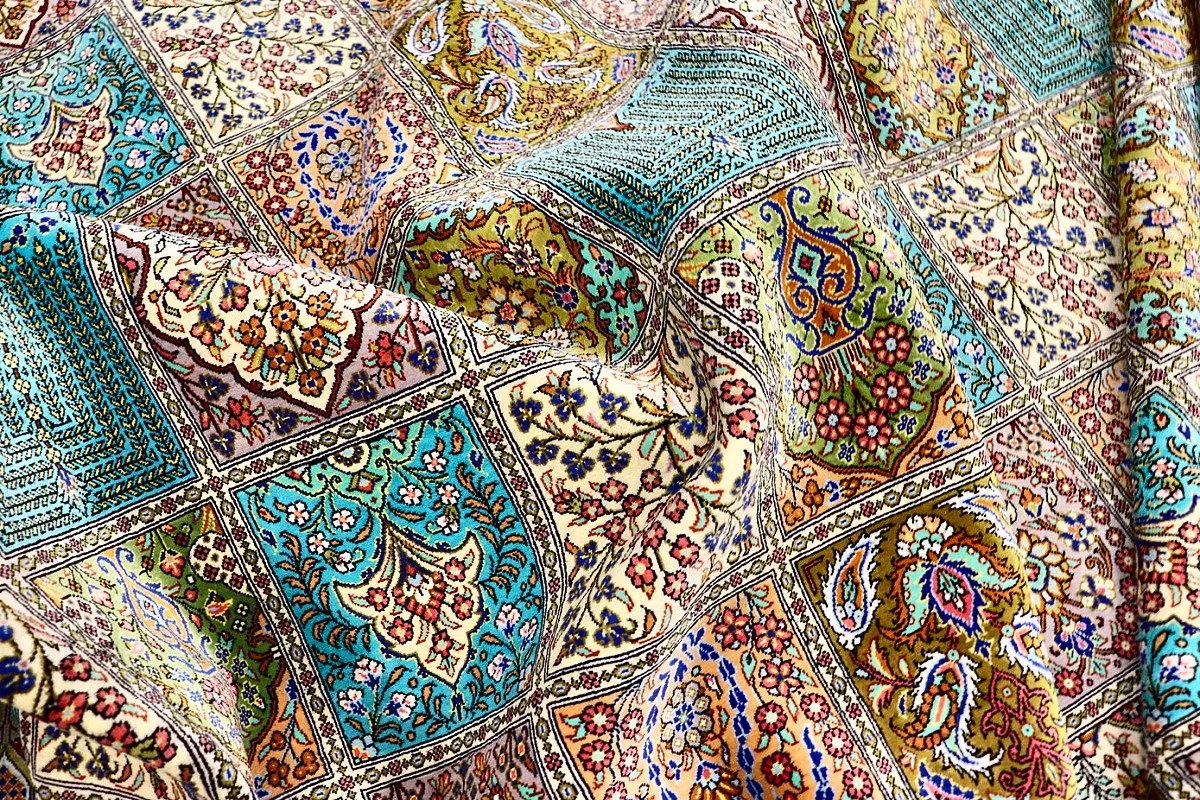 118132-10 Ghom Perserteppich aus Iran, 355 × 250 cm