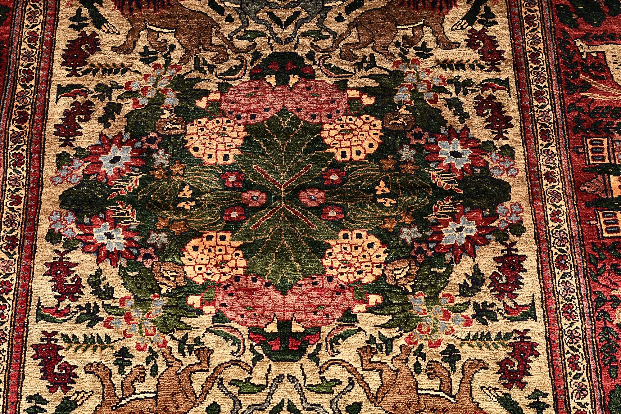 115784-05 Perserteppich 153 × 94 cm aus Seide, handgeknüpft