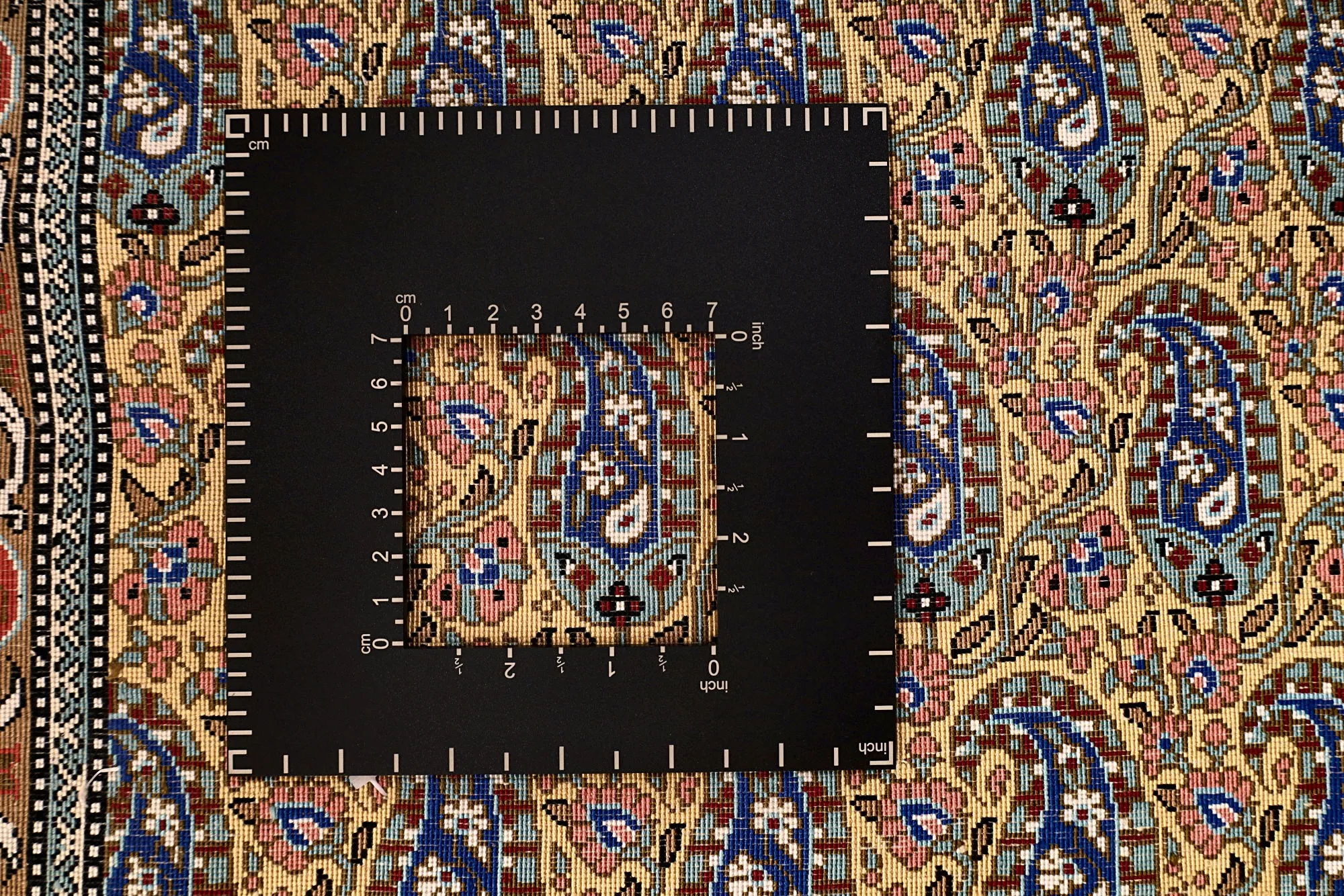 Handgeknüpfter Ghom Perserteppich 117 × 80 cm