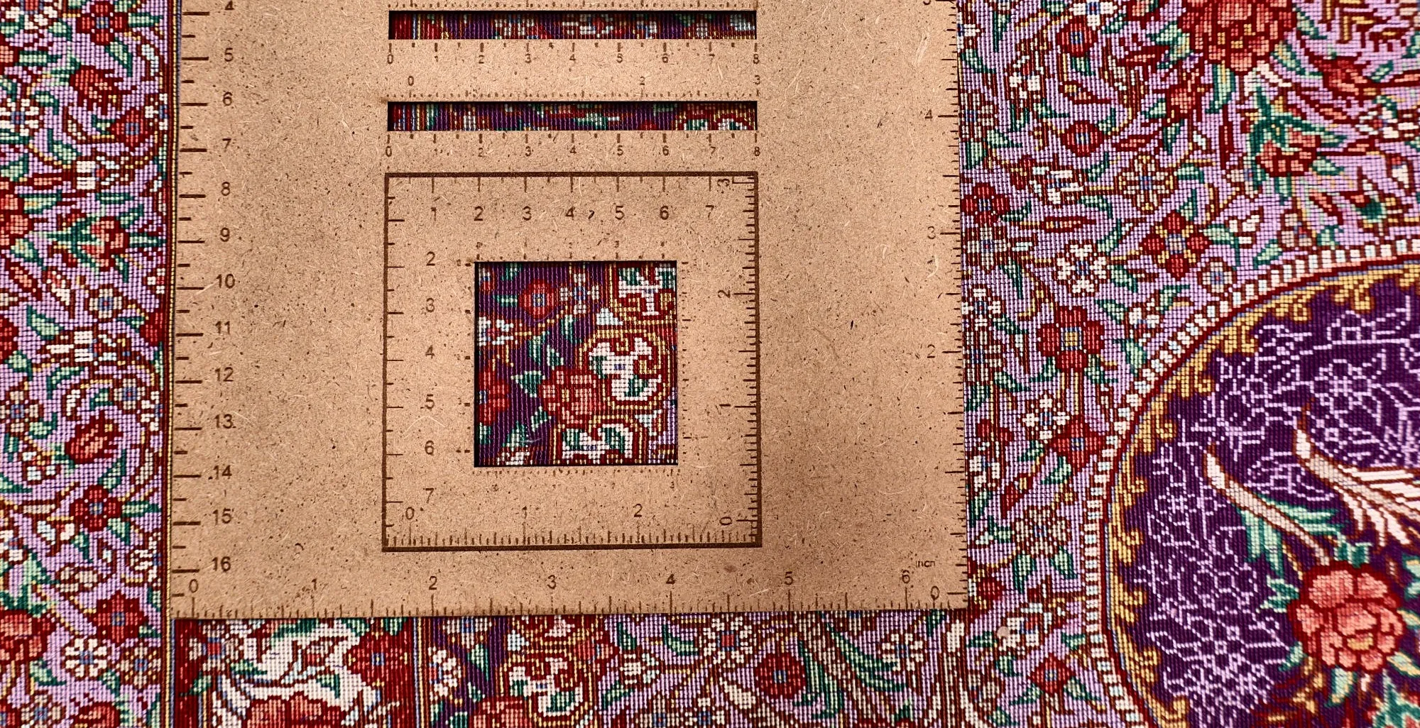 Handgeknüpfter Ghom Perserteppich 195 × 134 cm