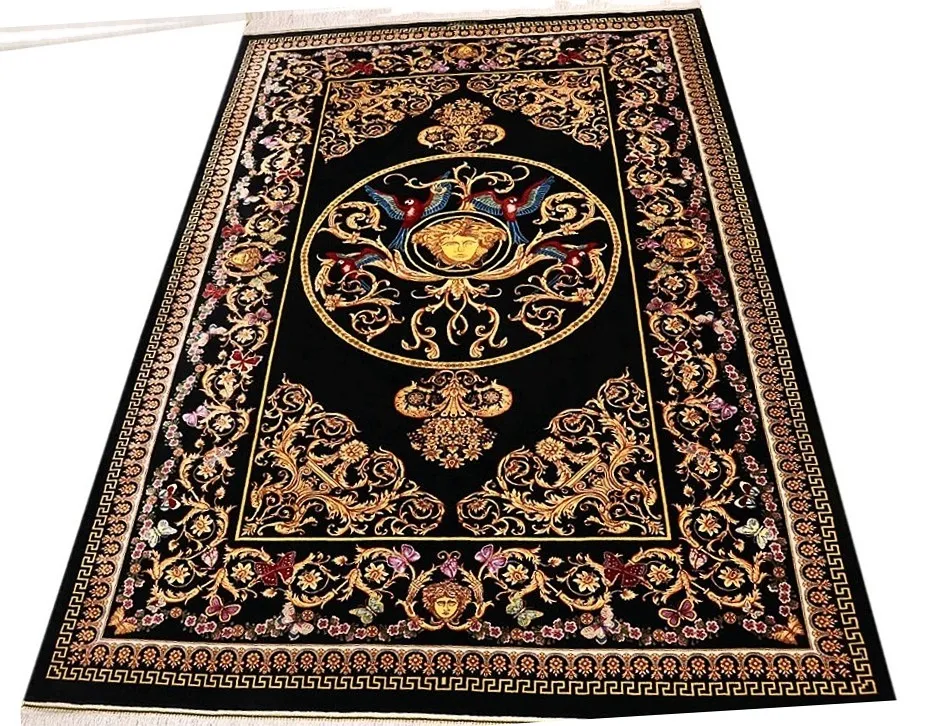 Ghom Perserteppich aus Iran, 204 × 131 cm