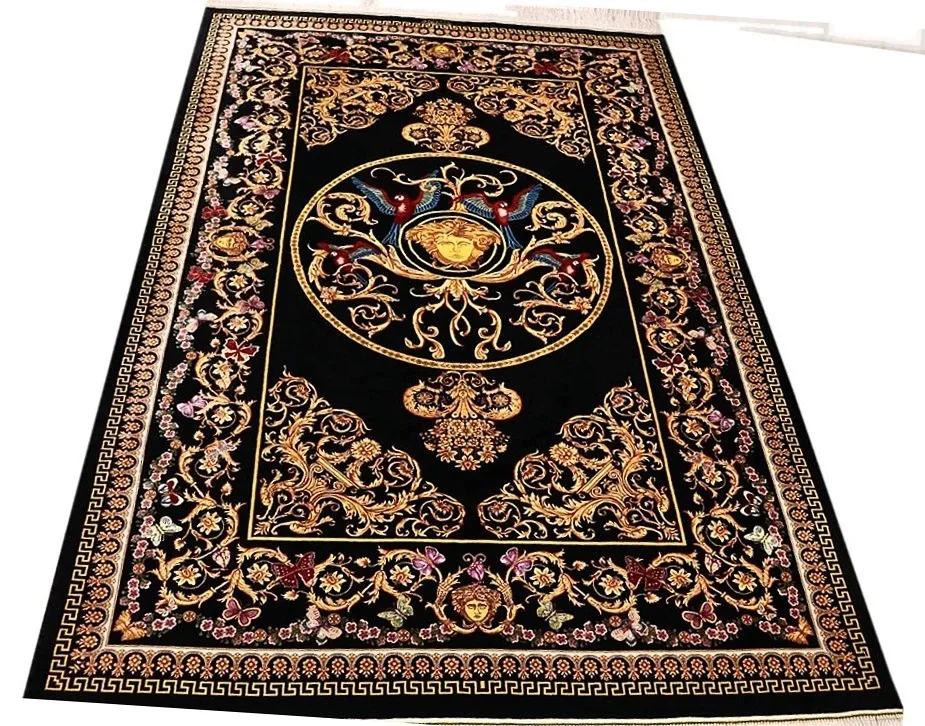 Ghom Perserteppich aus Iran, 204 × 131 cm