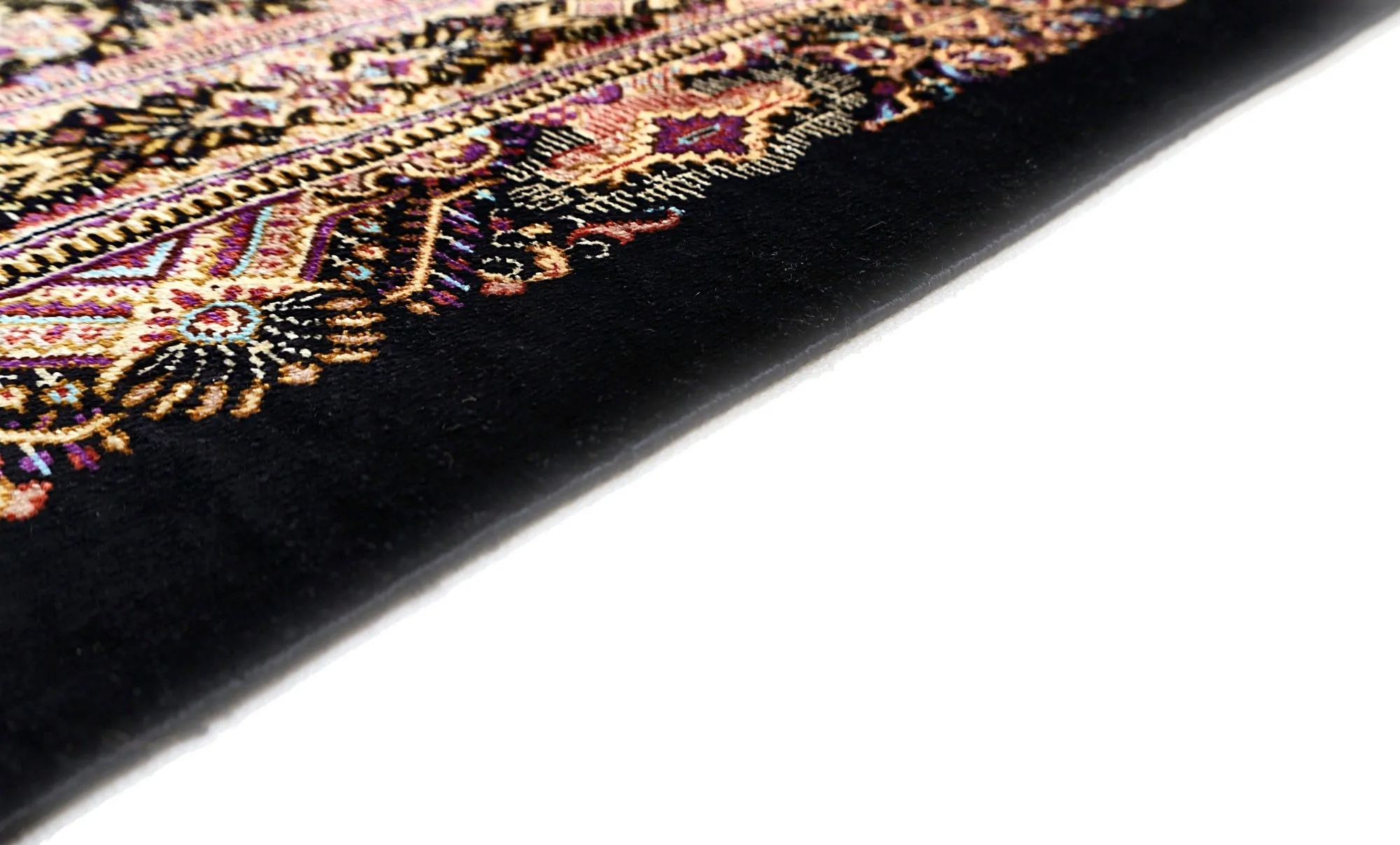 Ghom Perserteppich aus Iran, 205 × 135 cm