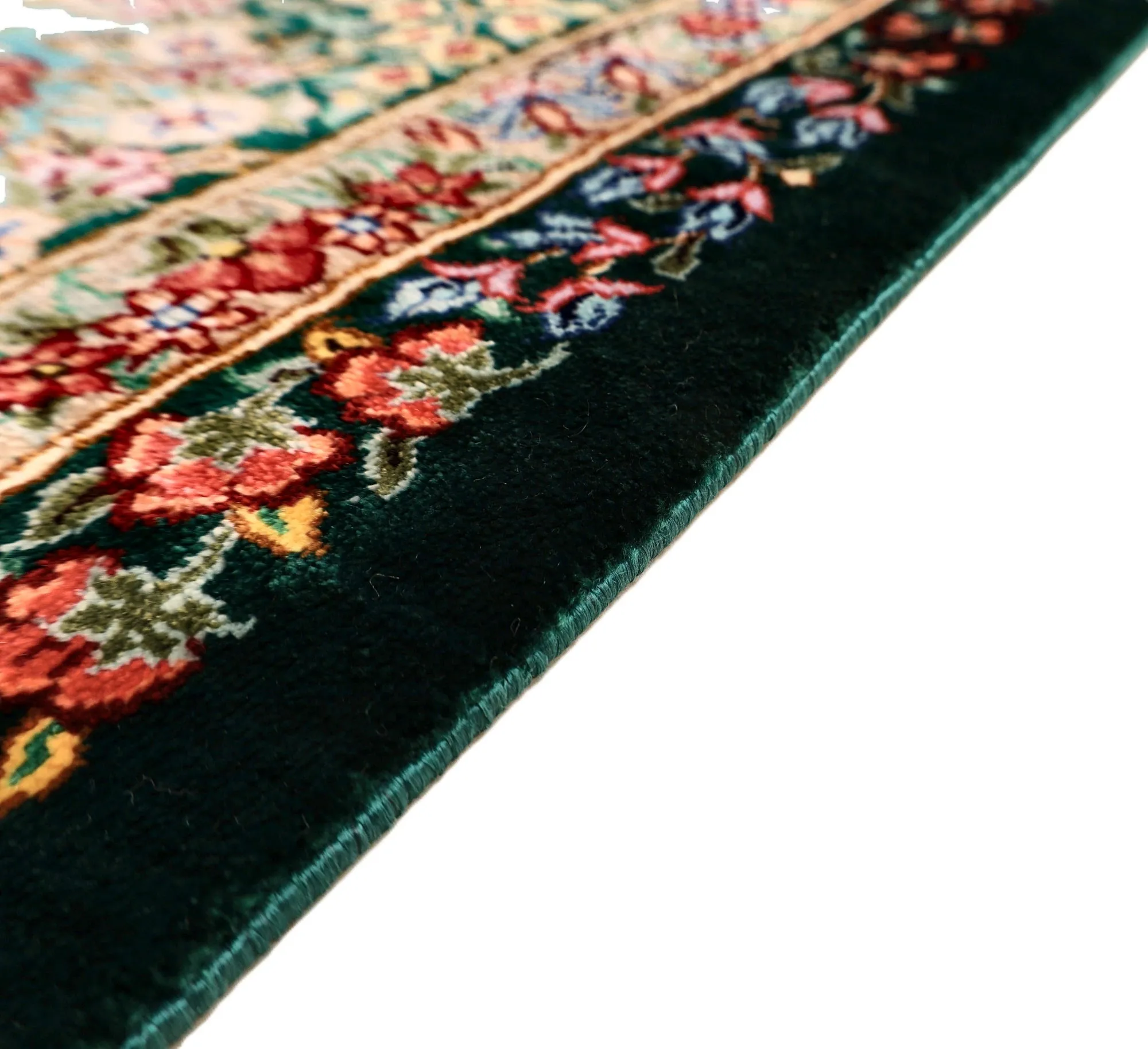 Handgeknüpfter Ghom Perserteppich 205 × 138 cm