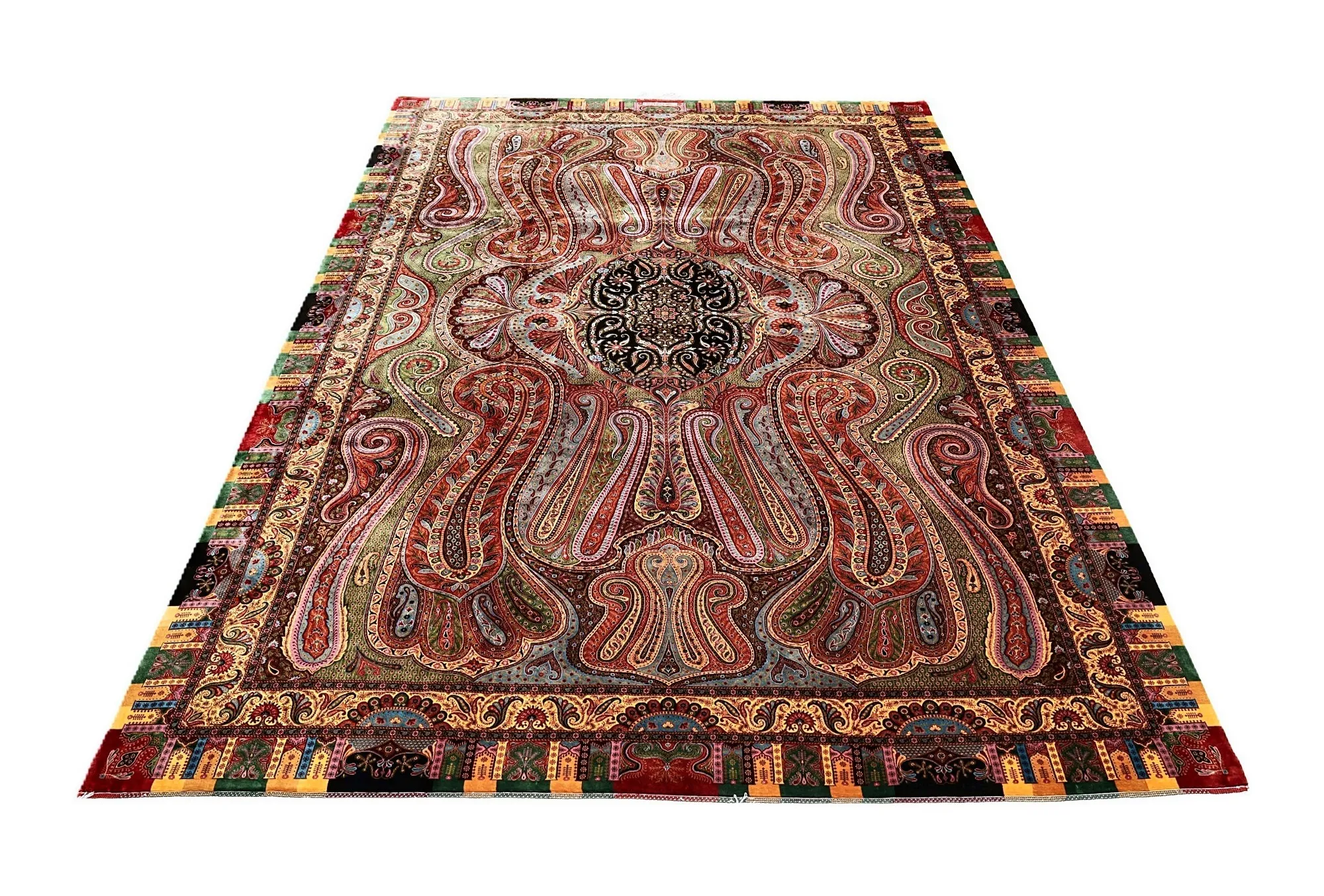 Ghom Perserteppich aus Iran, 300 × 200 cm