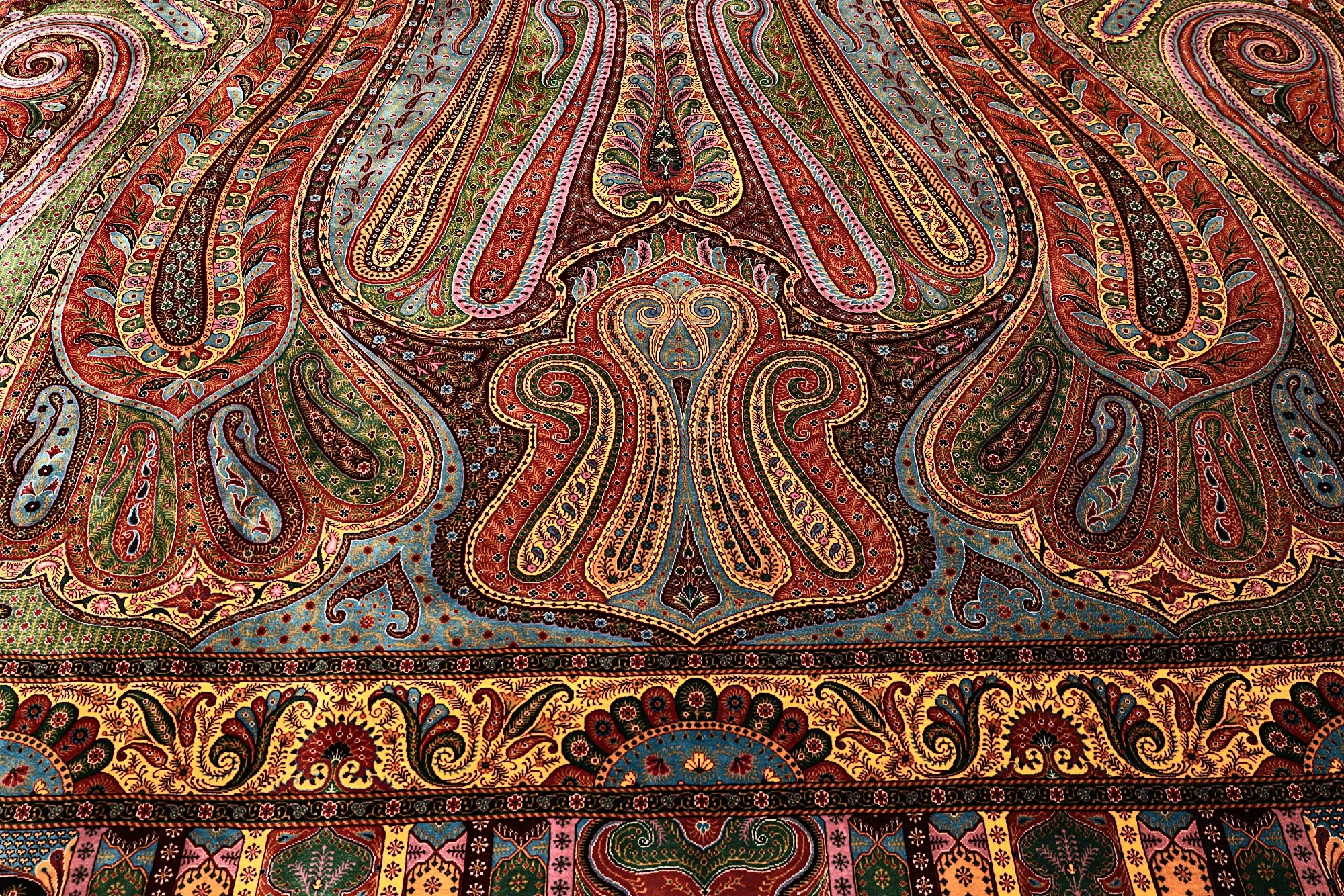 Ghom Perserteppich aus Iran, 300 × 200 cm