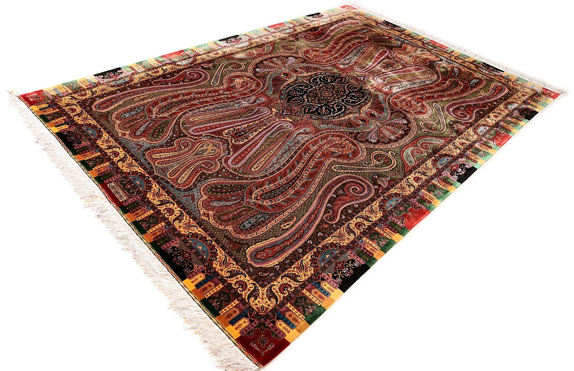 Ghom Perserteppich aus Iran, 300 × 200 cm