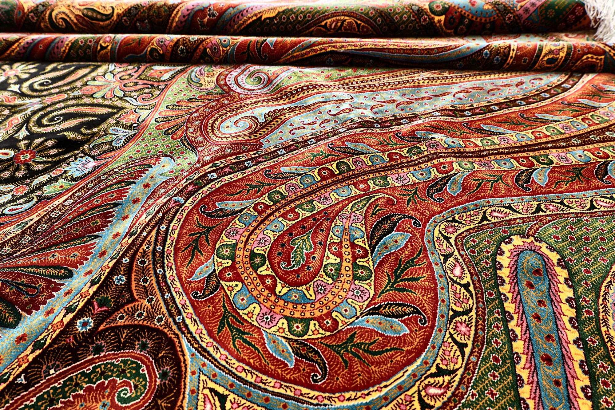 Ghom Perserteppich aus Iran, 300 × 200 cm