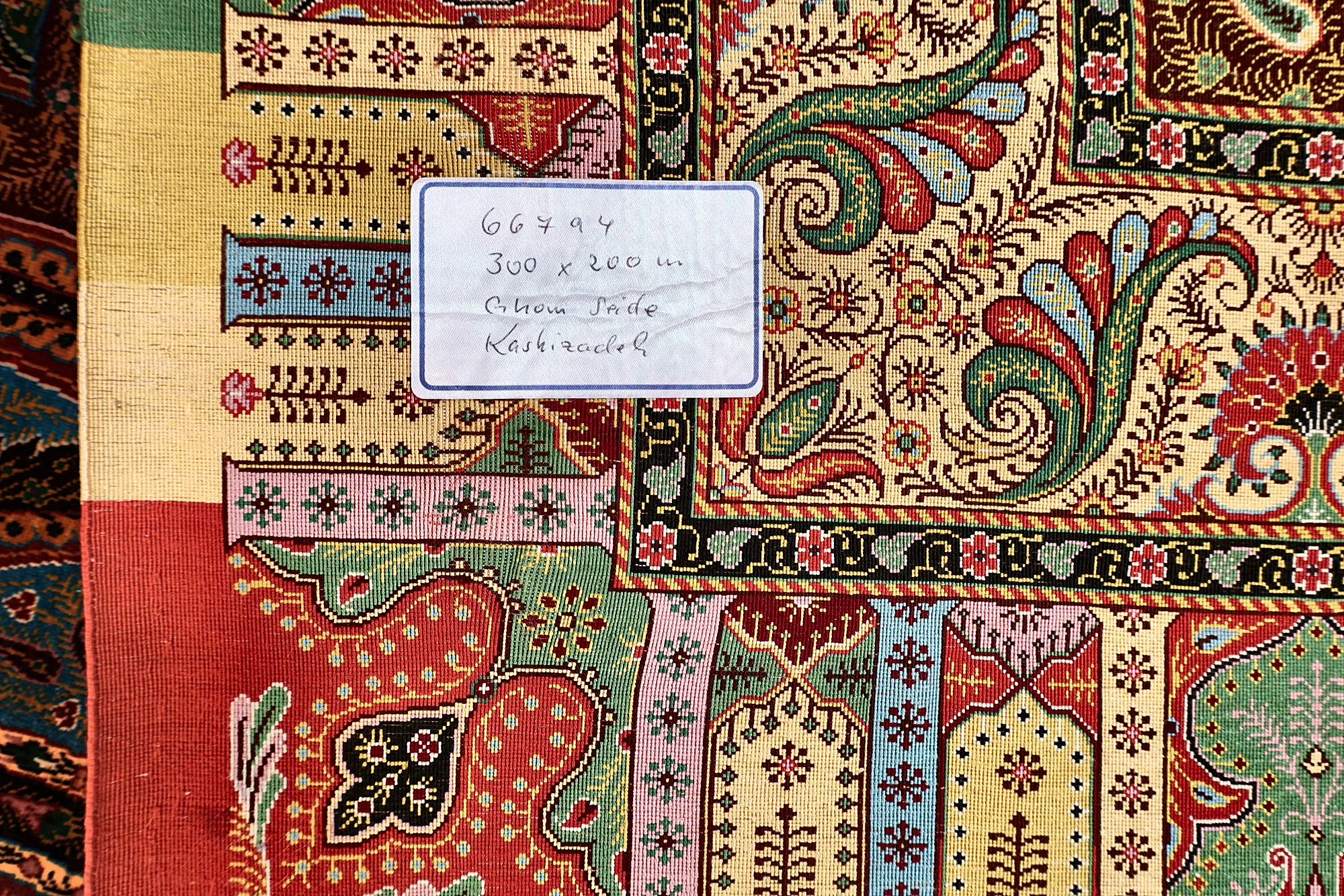 Ghom Perserteppich aus Iran, 300 × 200 cm