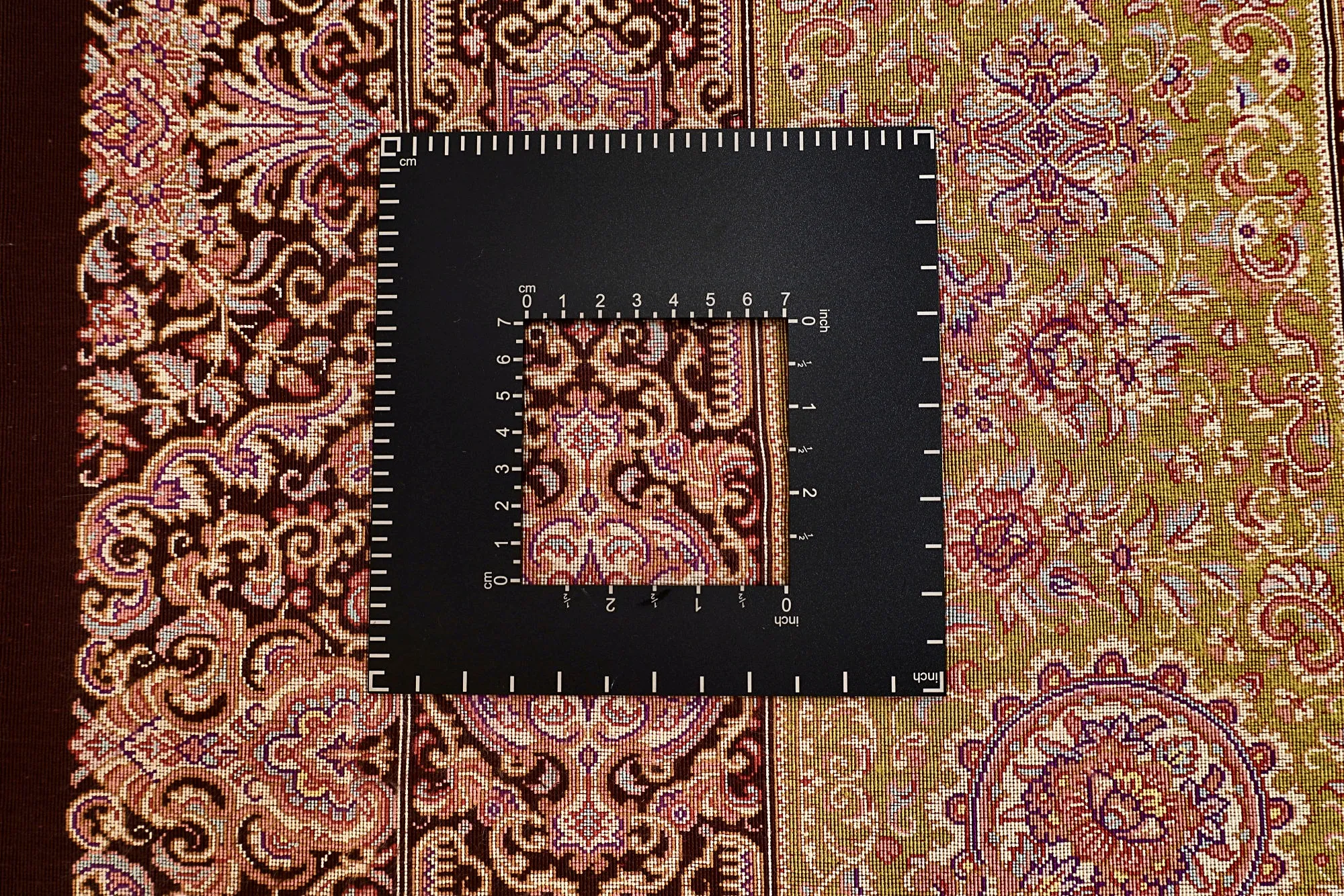 Handgeknüpfter Ghom Perserteppich 300 × 207 cm
