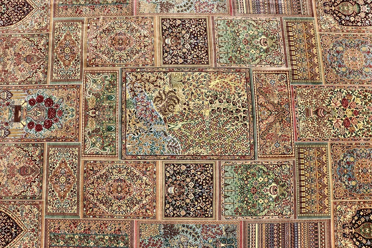 Ghom Perserteppich aus Iran, 300 × 200 cm