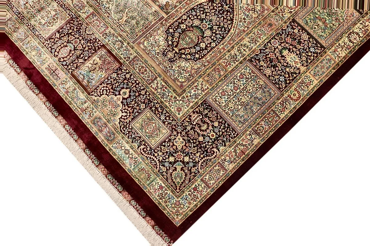 Ghom Perserteppich aus Iran, 300 × 200 cm