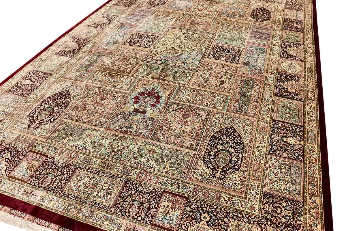 Ghom Perserteppich aus Iran, 300 × 200 cm