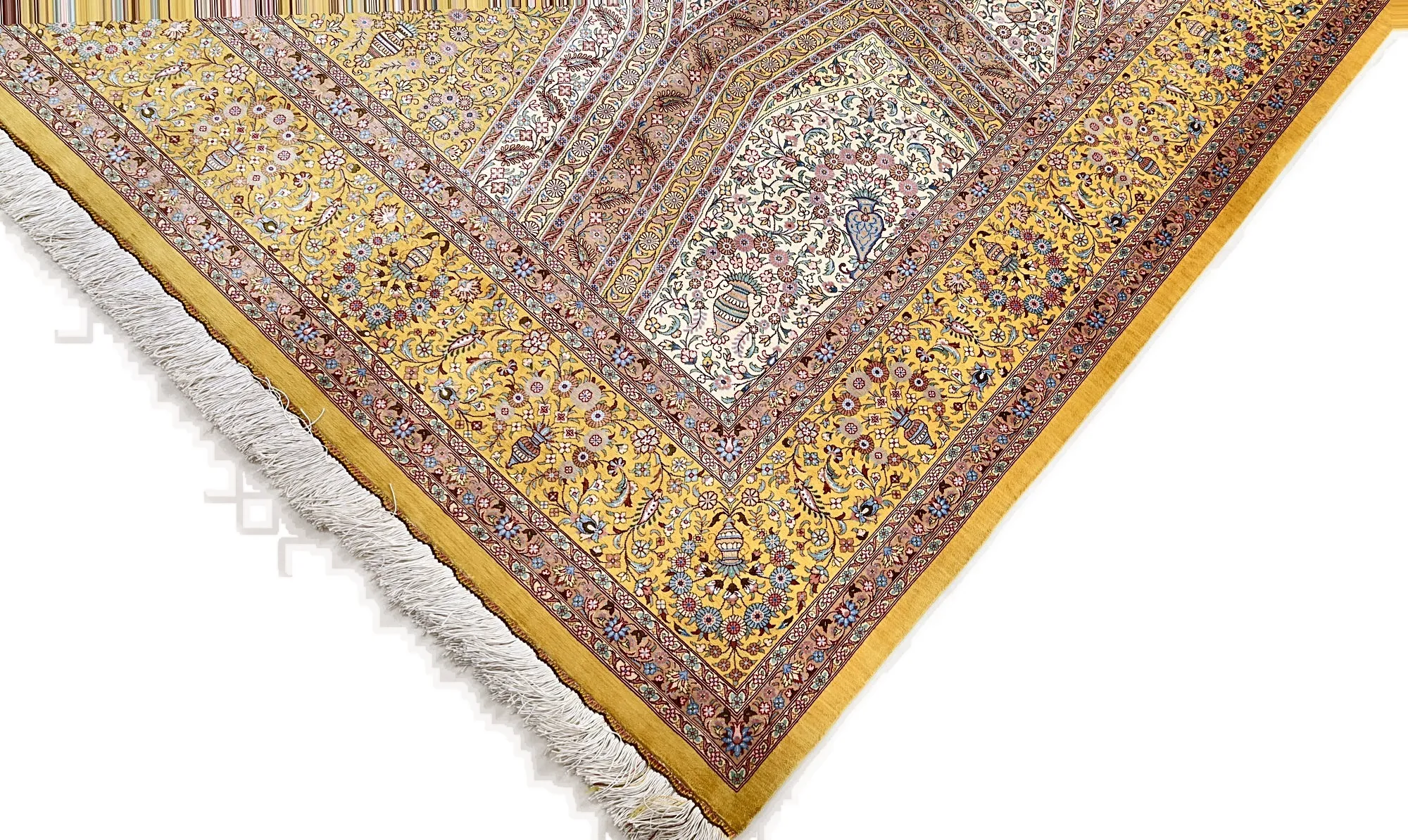 Ghom Perserteppich aus Iran, 315 × 200 cm