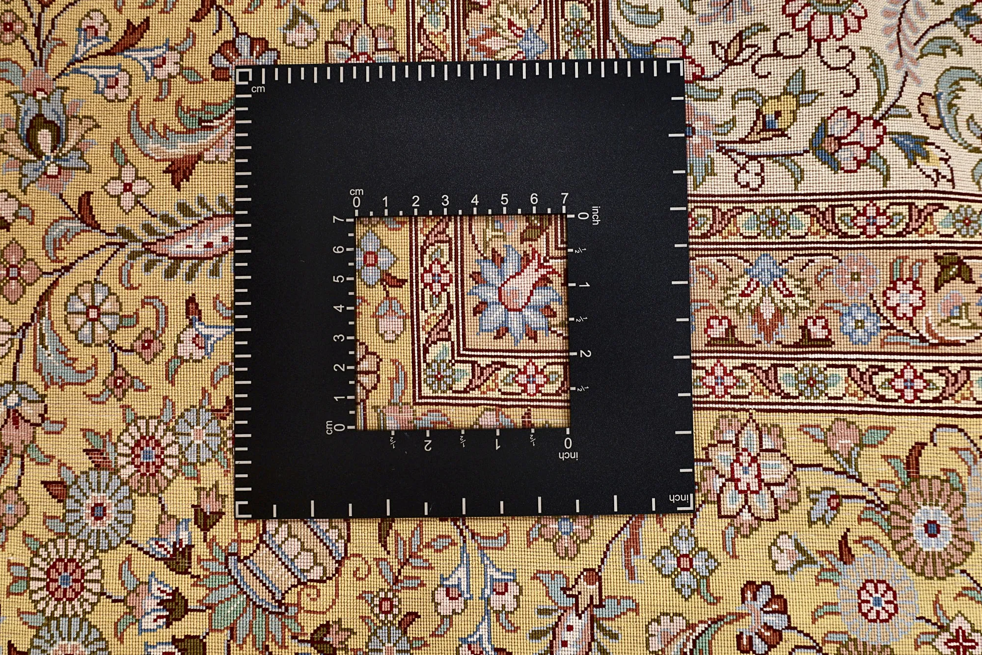 Ghom Perserteppich aus Iran, 315 × 200 cm