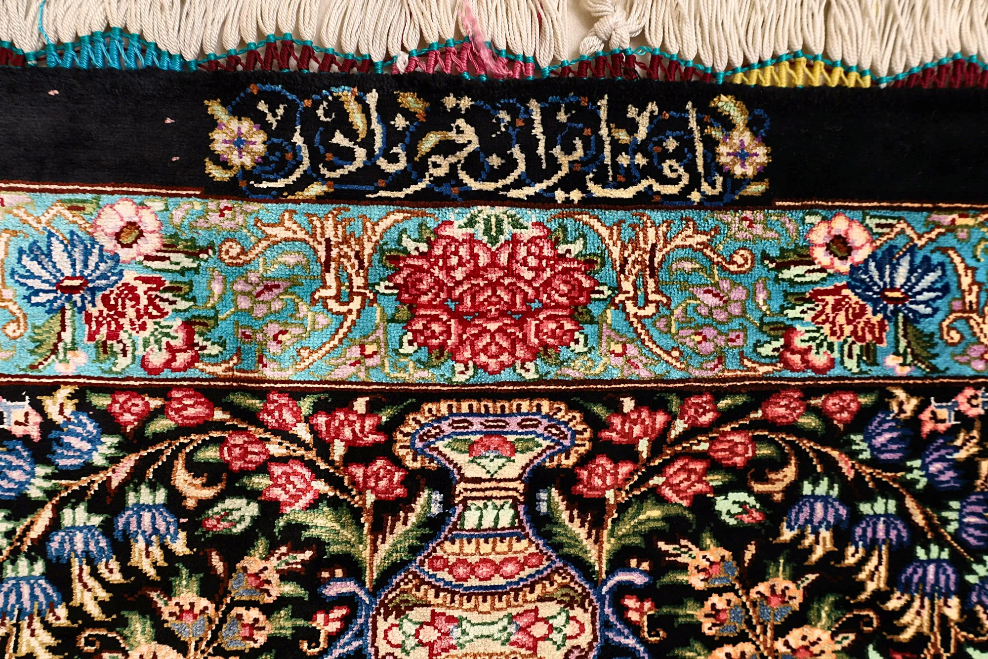 Ghom Perserteppich aus Iran, 300 × 200 cm