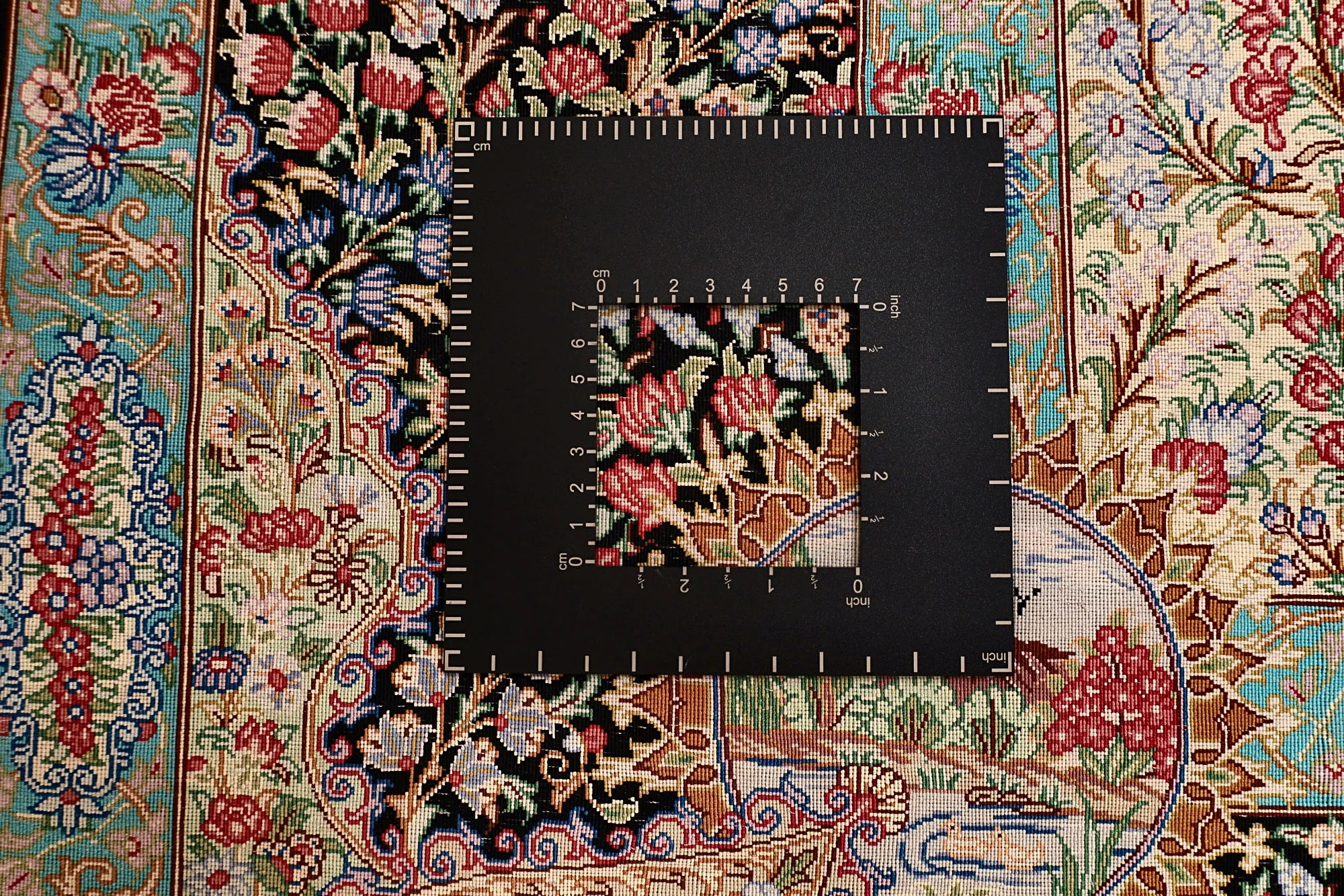 Ghom Perserteppich aus Iran, 300 × 200 cm