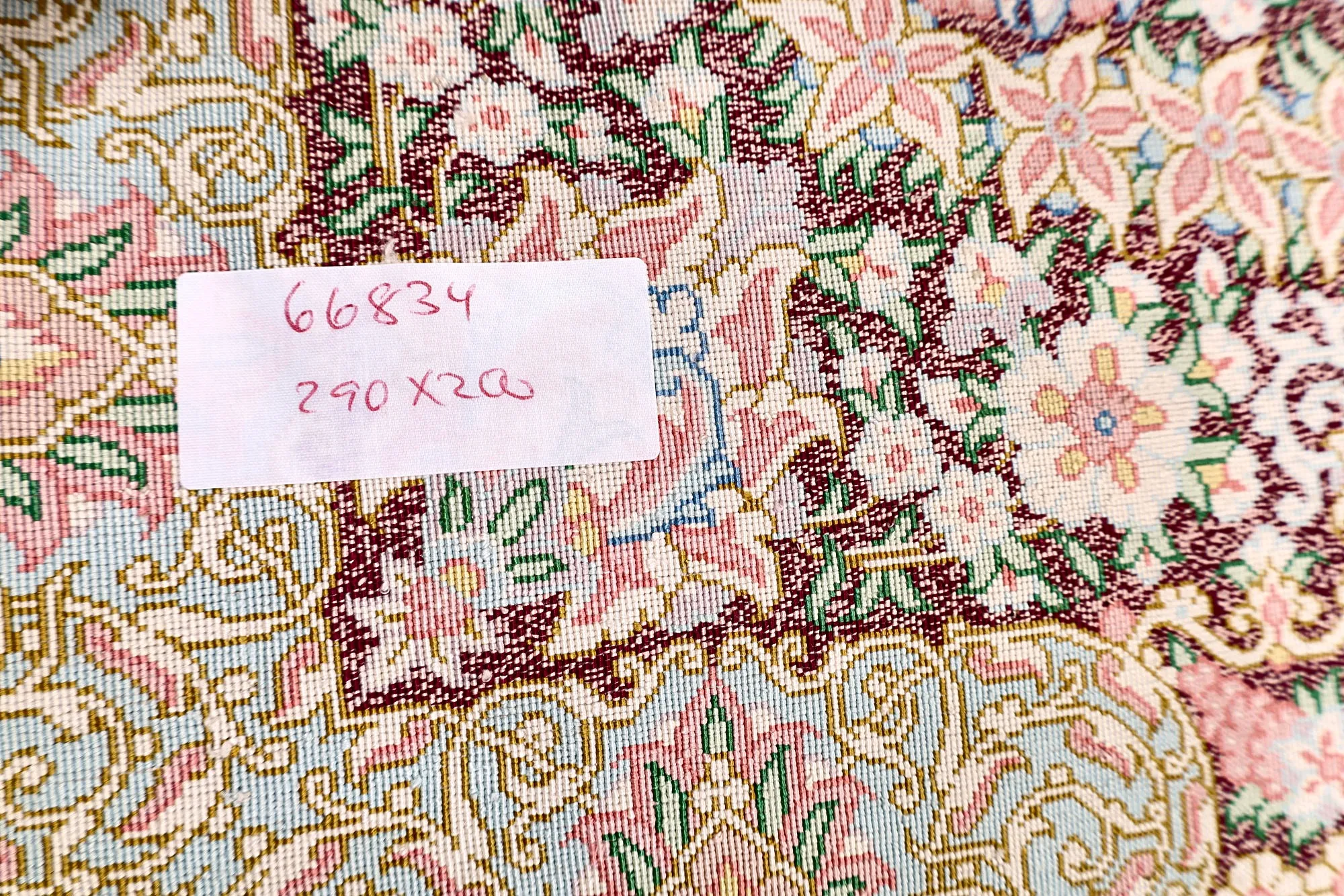 Ghom Perserteppich aus Iran, 260 × 200 cm