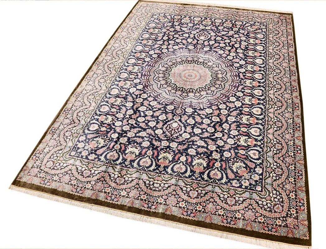 Ghom Perserteppich aus Iran, 260 × 200 cm