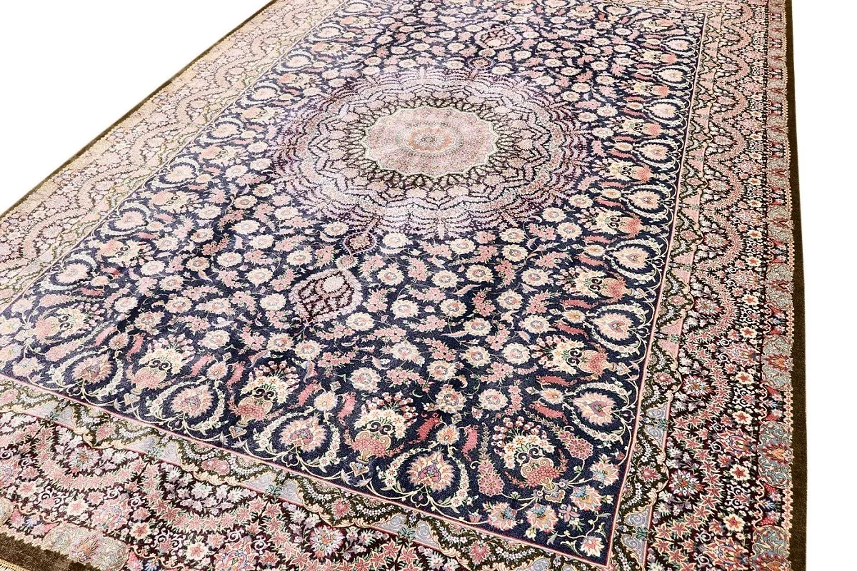 Ghom Perserteppich aus Iran, 260 × 200 cm