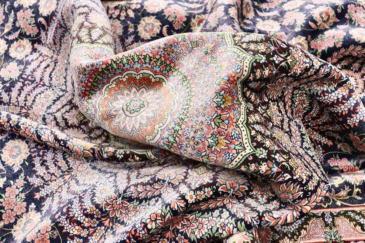 Ghom Perserteppich aus Iran, 260 × 200 cm