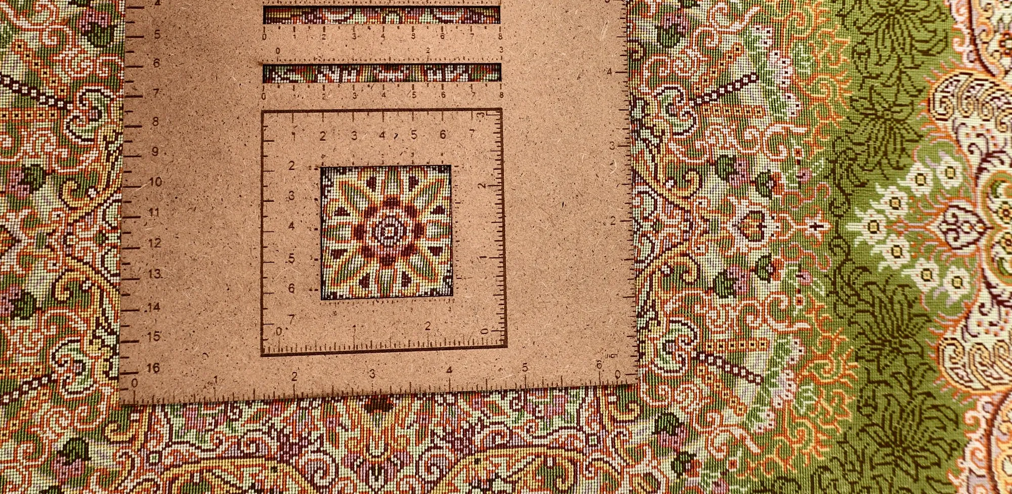 Perserteppich aus Iran, 97 × 64 cm