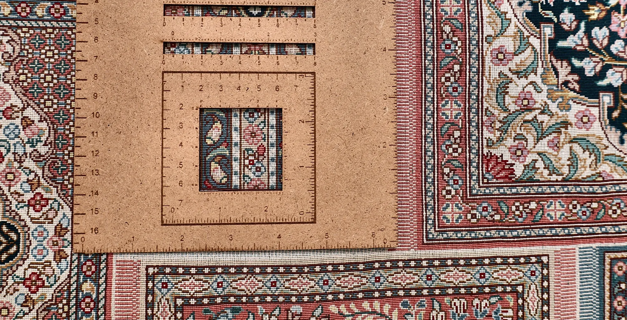 Ghom Perserteppich aus Iran, 150 × 100 cm