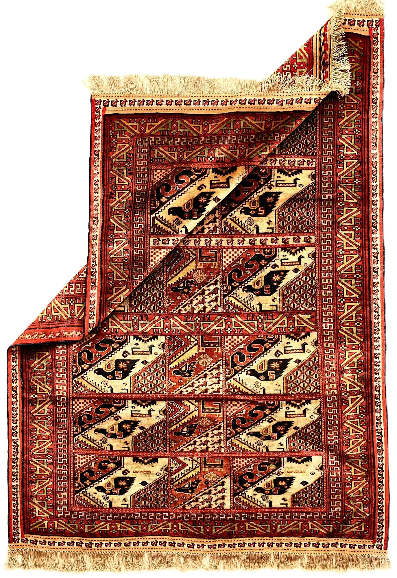 Perserteppich aus Iran, 146 × 103 cm