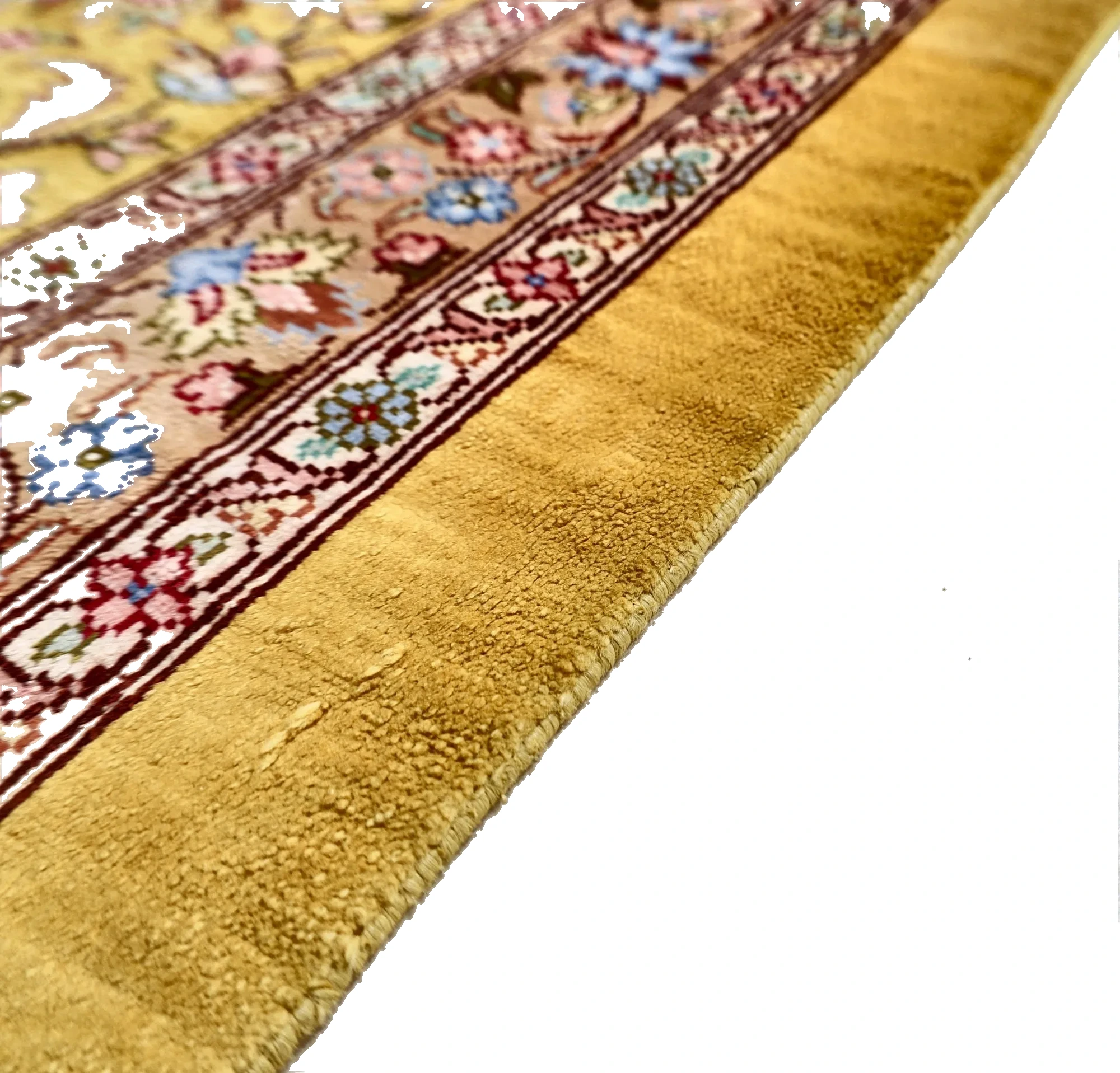 Ghom Perserteppich aus Iran, 315 × 200 cm