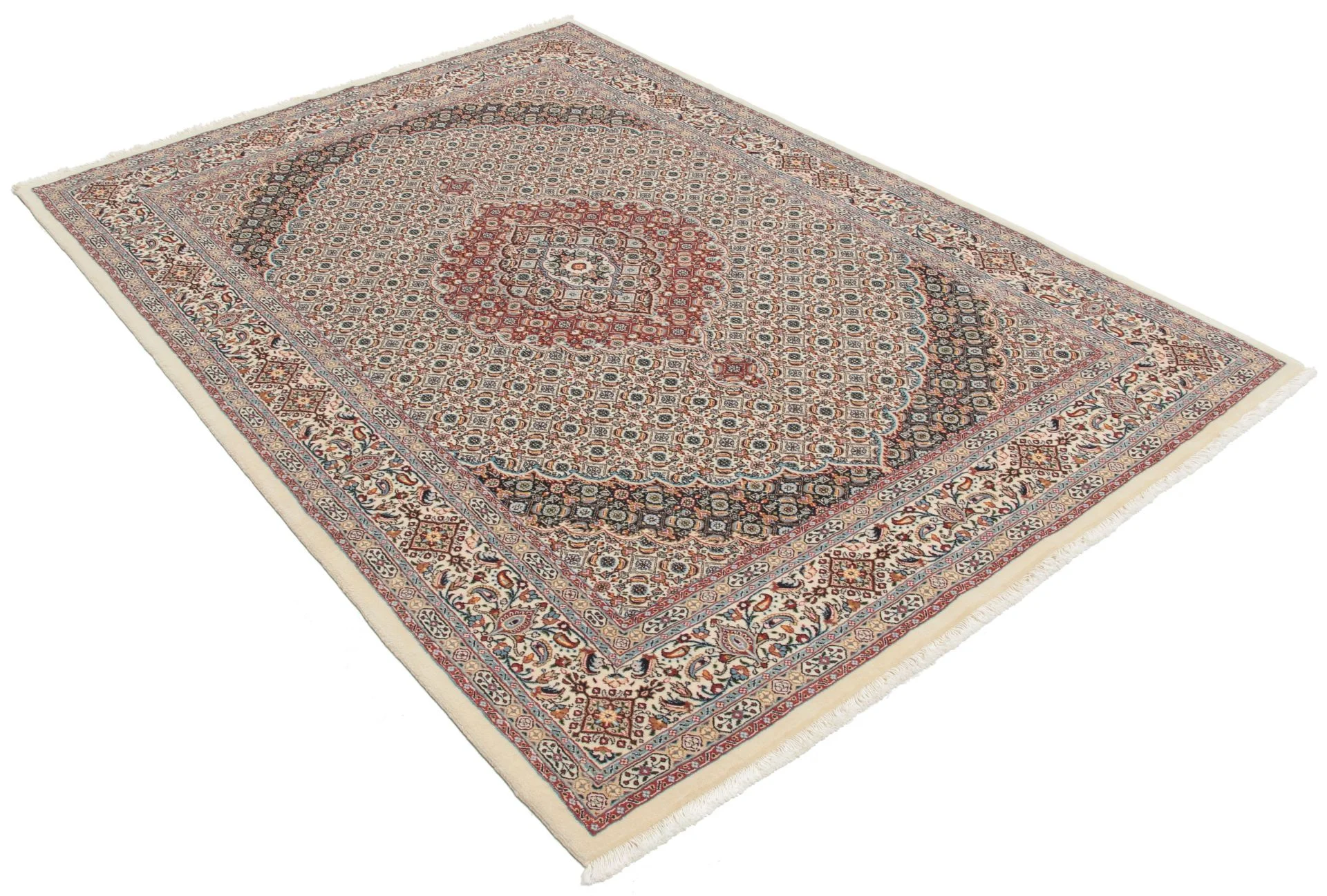 Moud Perserteppich aus Iran, 168 × 240 cm
