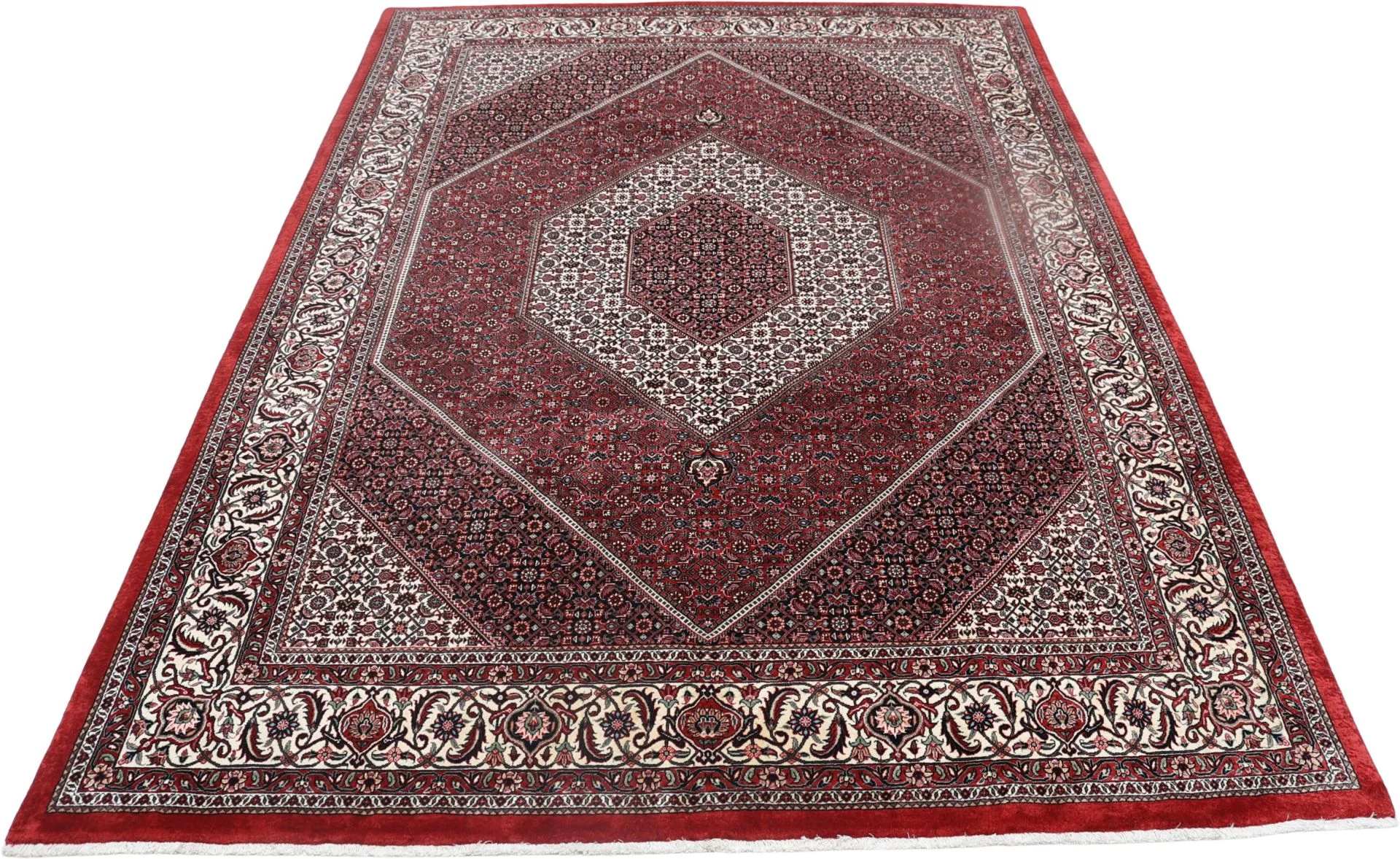 Handgeknüpfter Bijar Perserteppich, 205 × 300 cm, Wolle & Seide