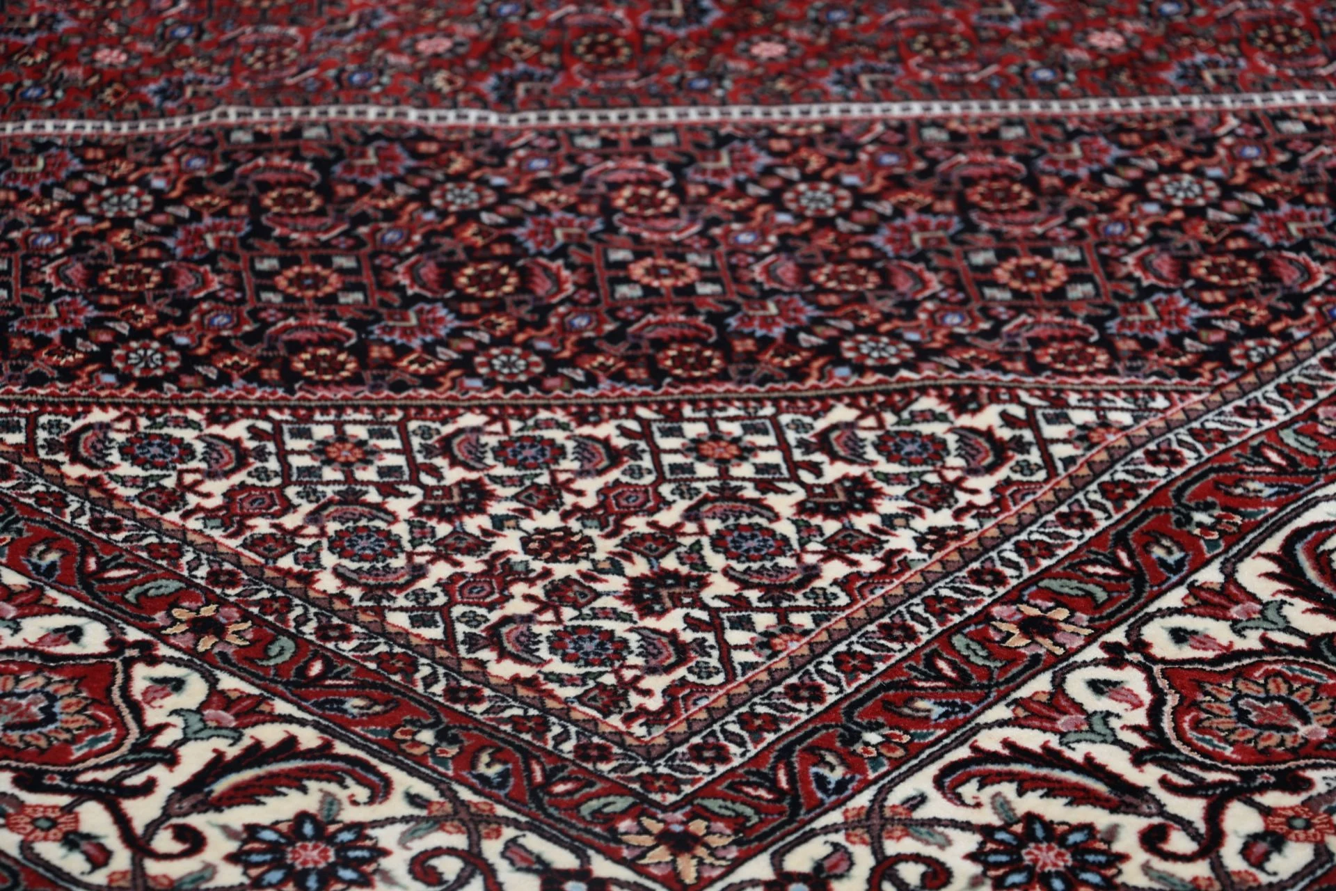 Handgeknüpfter Bijar Perserteppich, 205 × 300 cm, Wolle & Seide