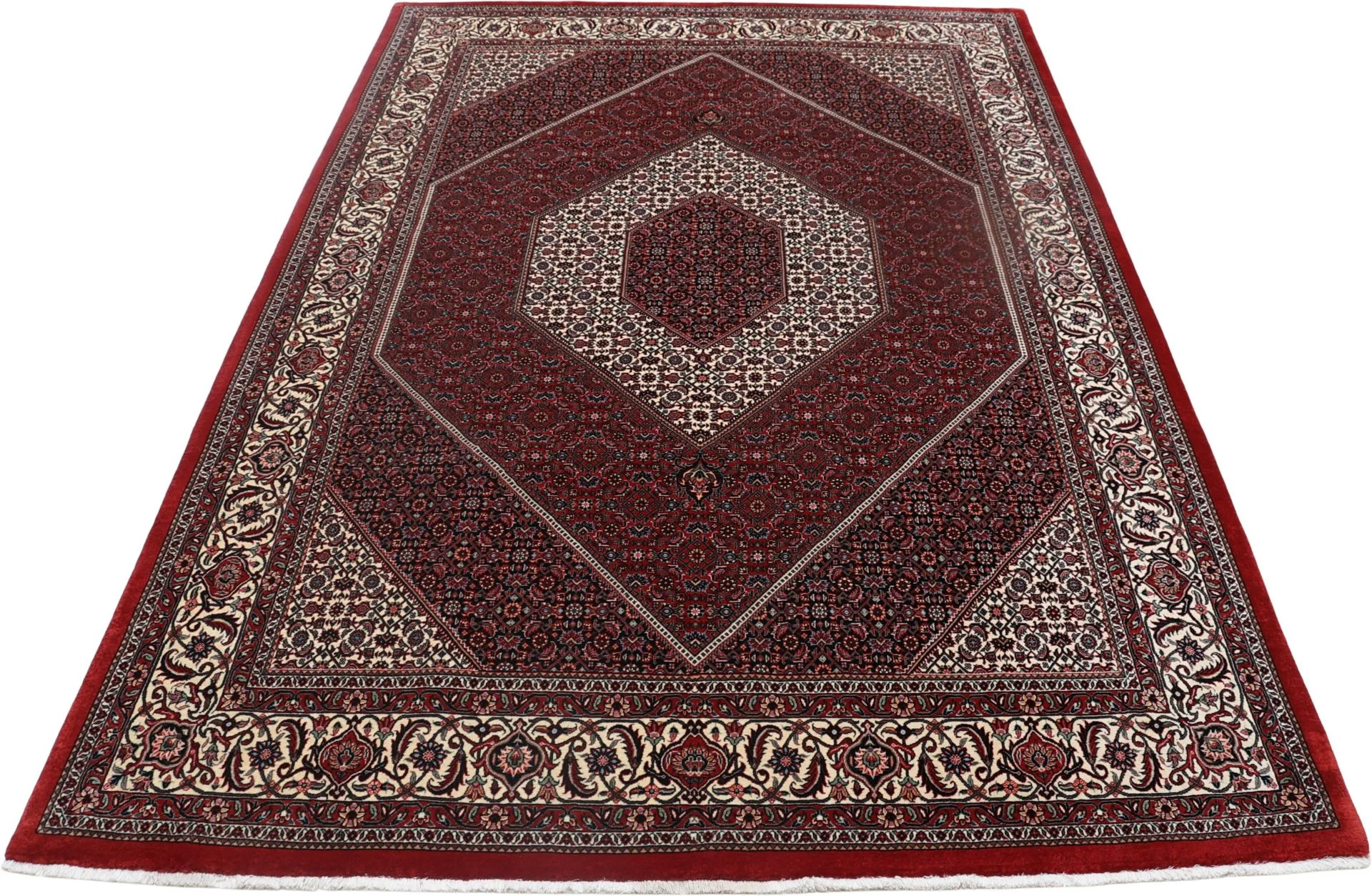 Handgeknüpfter Bijar Perserteppich, 205 × 300 cm, Wolle & Seide