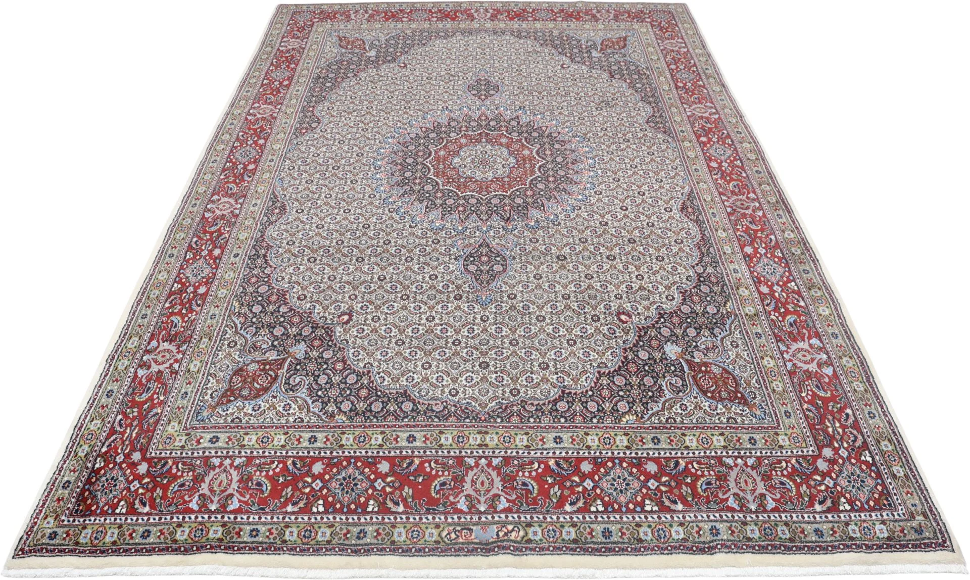 Handgeknüpfter Moud Perserteppich 200 × 303 cm