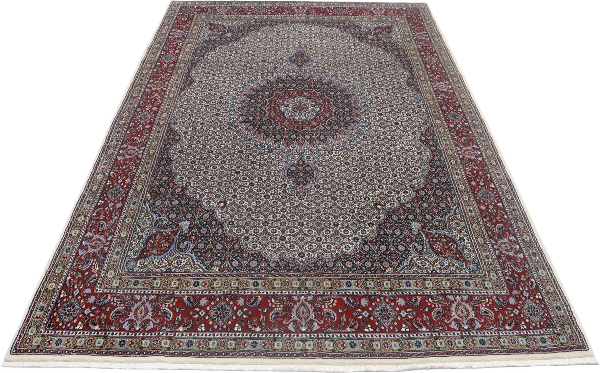 Handgeknüpfter Moud Perserteppich 200 × 303 cm