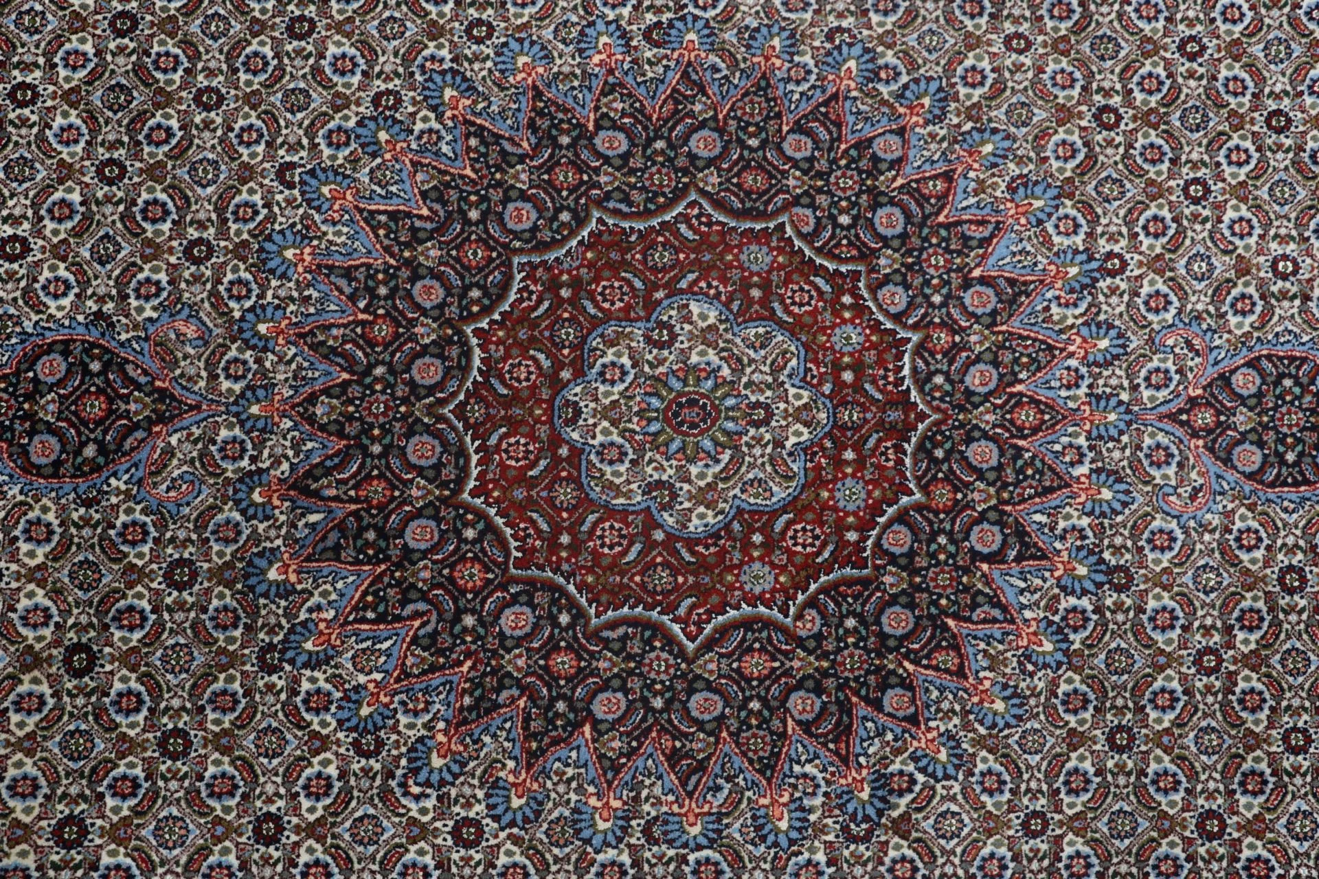 Handgeknüpfter Moud Perserteppich 200 × 303 cm