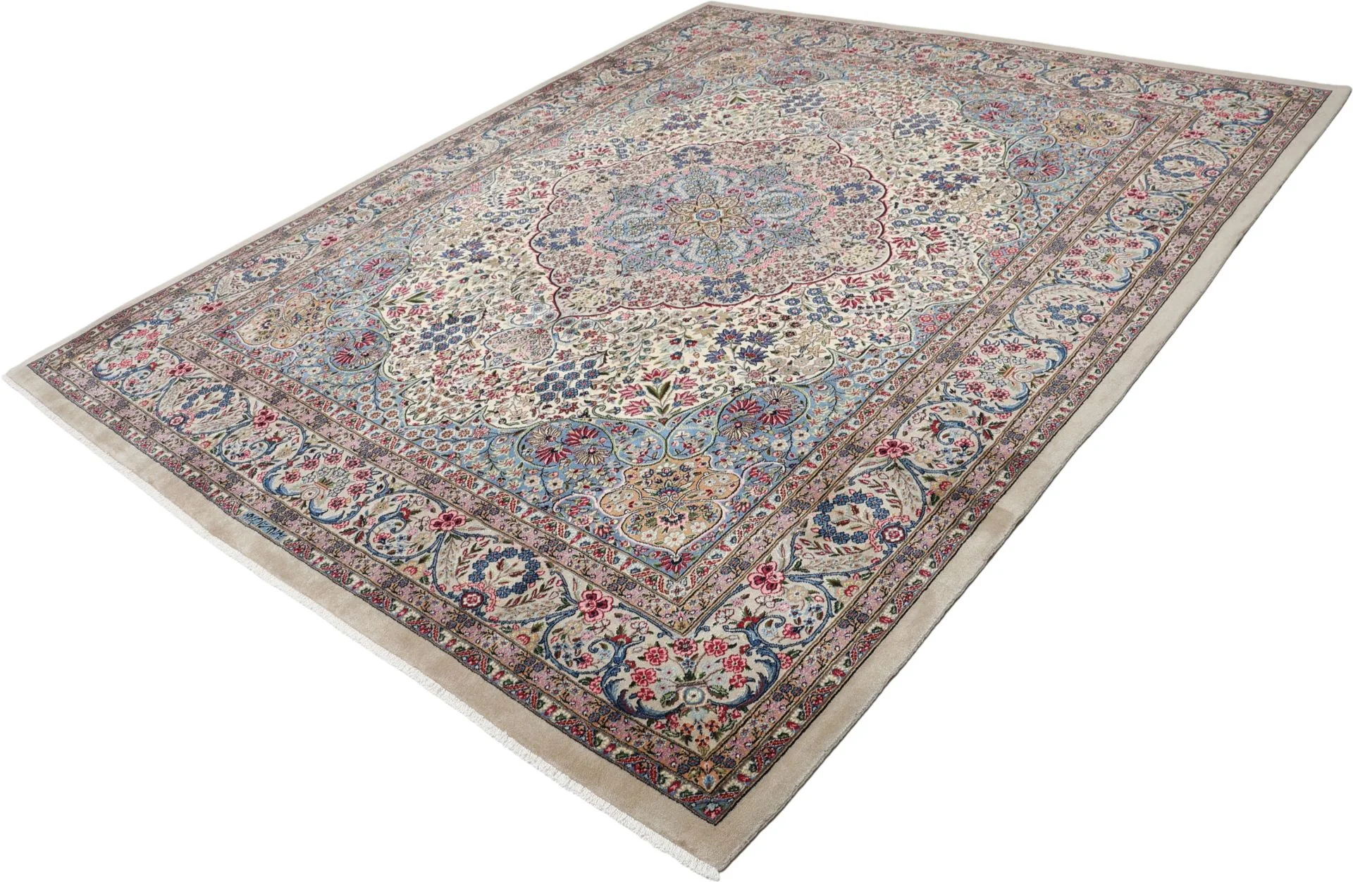 Kerman Perserteppich 248 × 300 cm aus Wolle, handgeknüpft