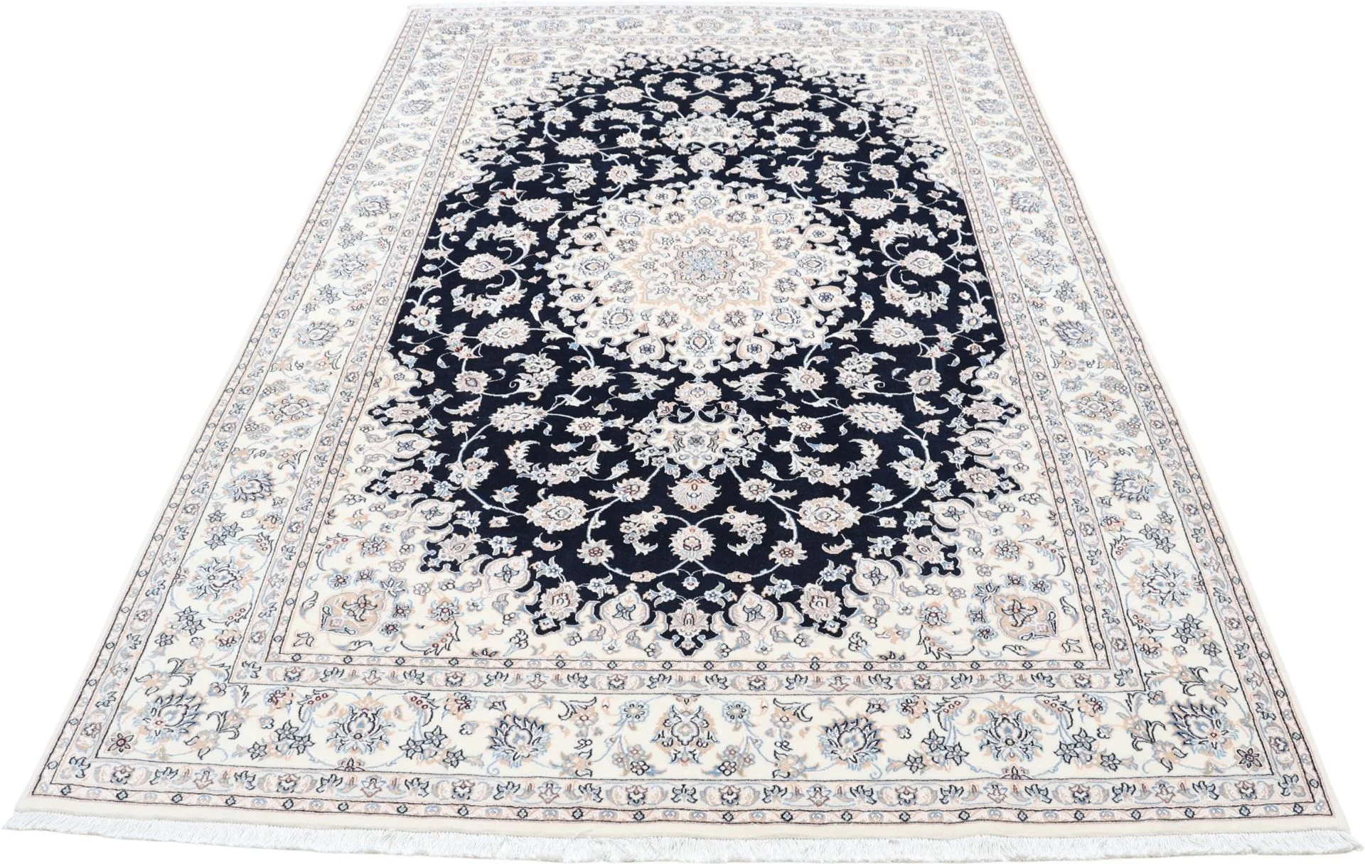 Handgeknüpfter Nain Perserteppich 200 × 310 cm