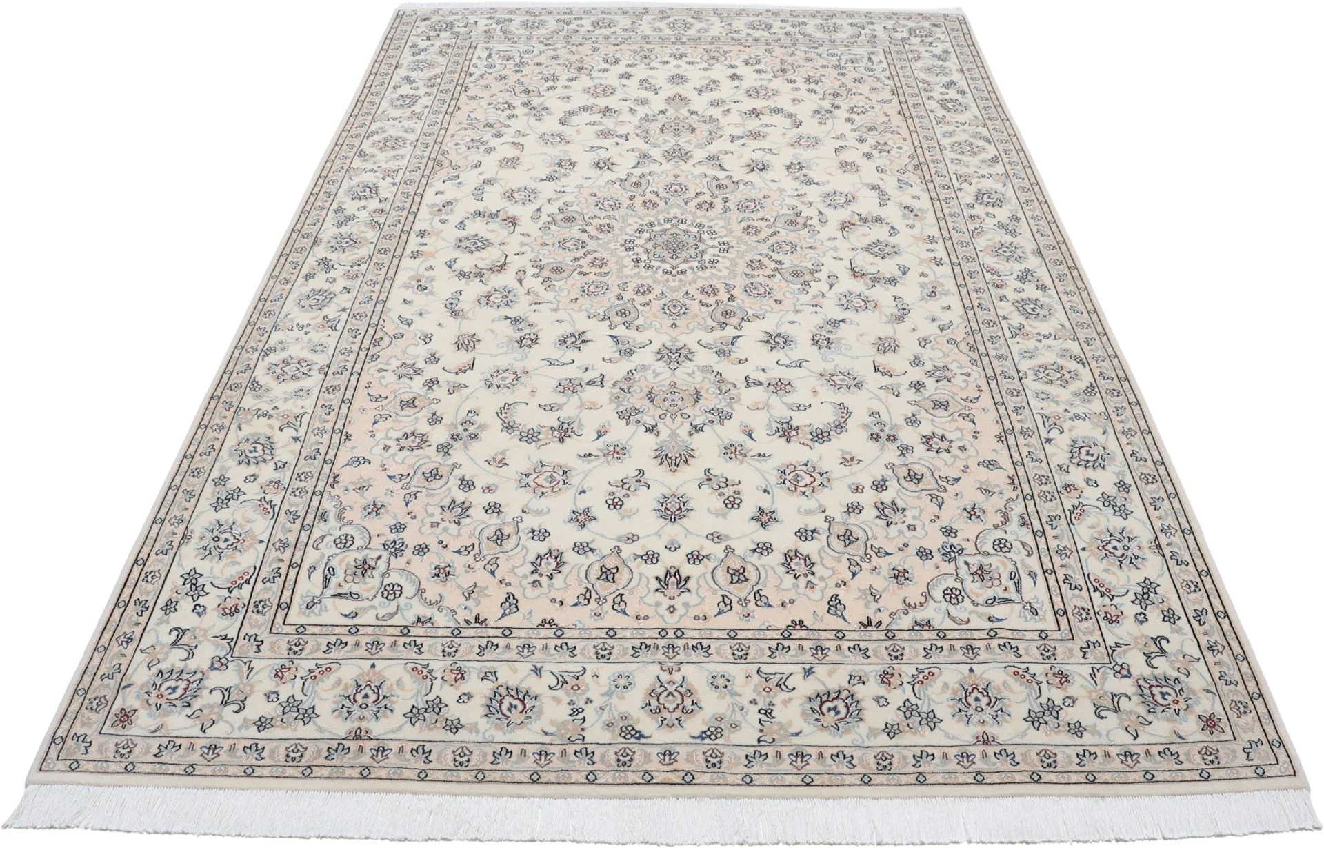 Handgeknüpfter Nain Perserteppich 197 × 306 cm